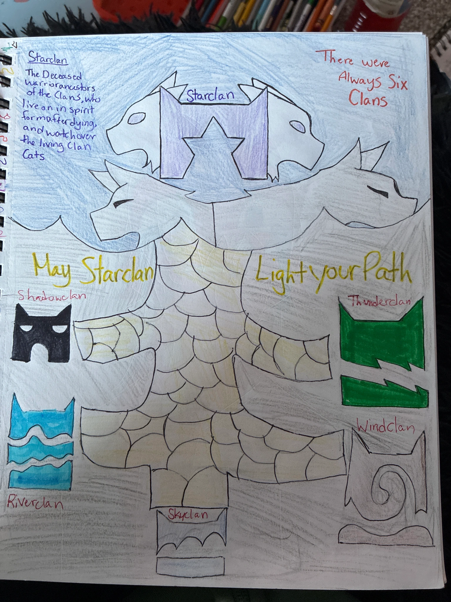 Warrior Cats character artwork