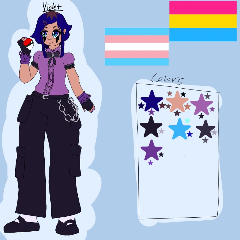 Violet character artwork