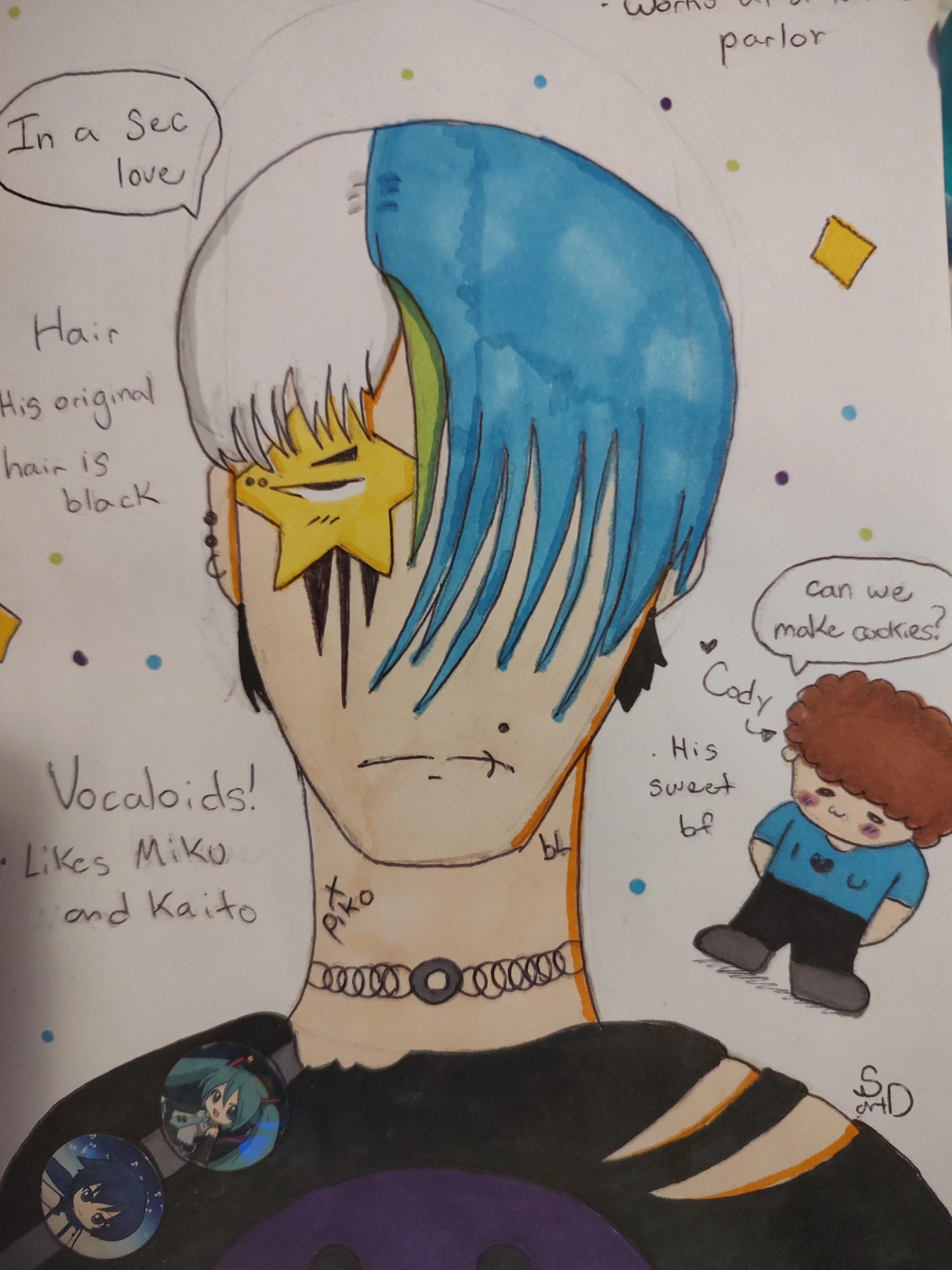Blair character artwork