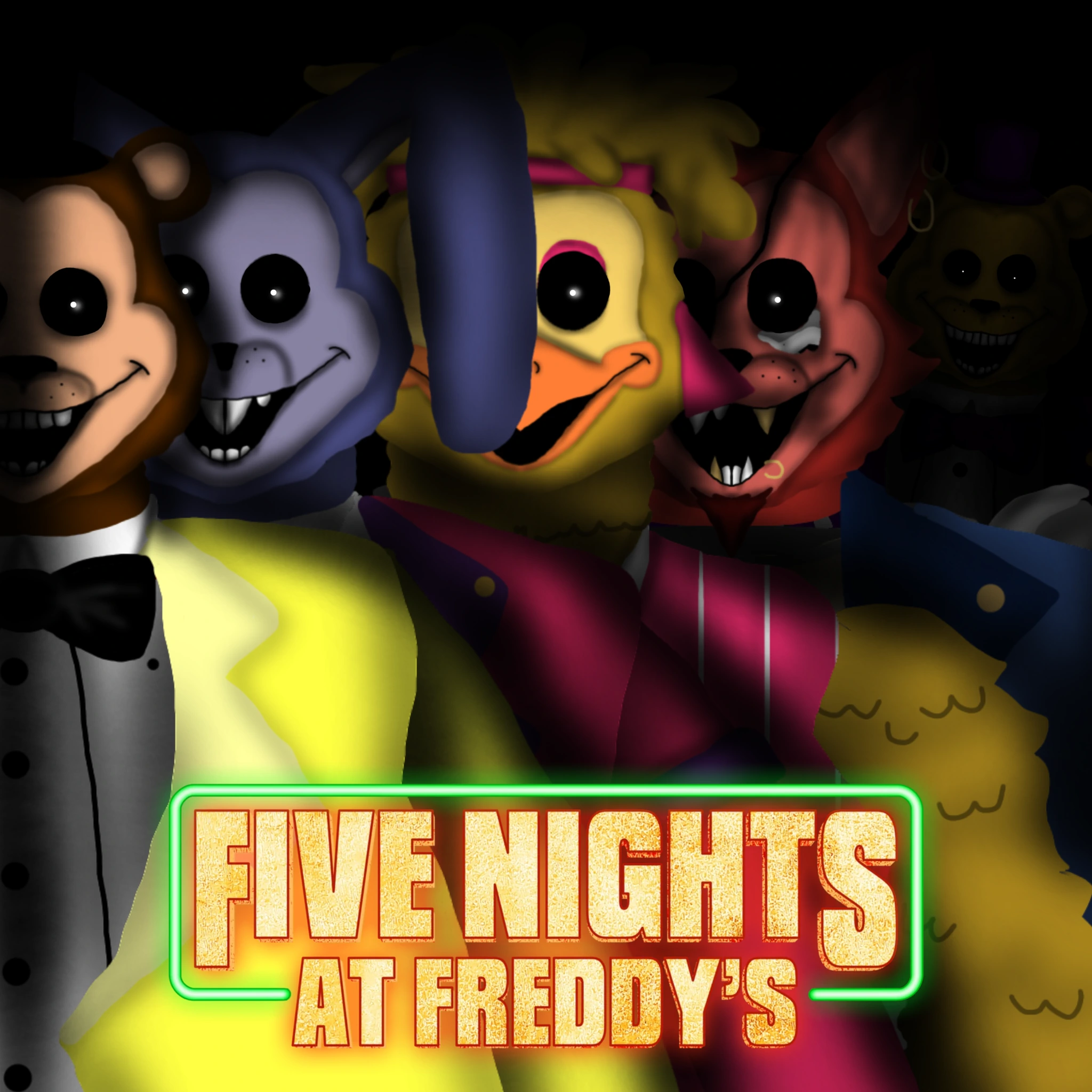 FNaF - The Classics character artwork