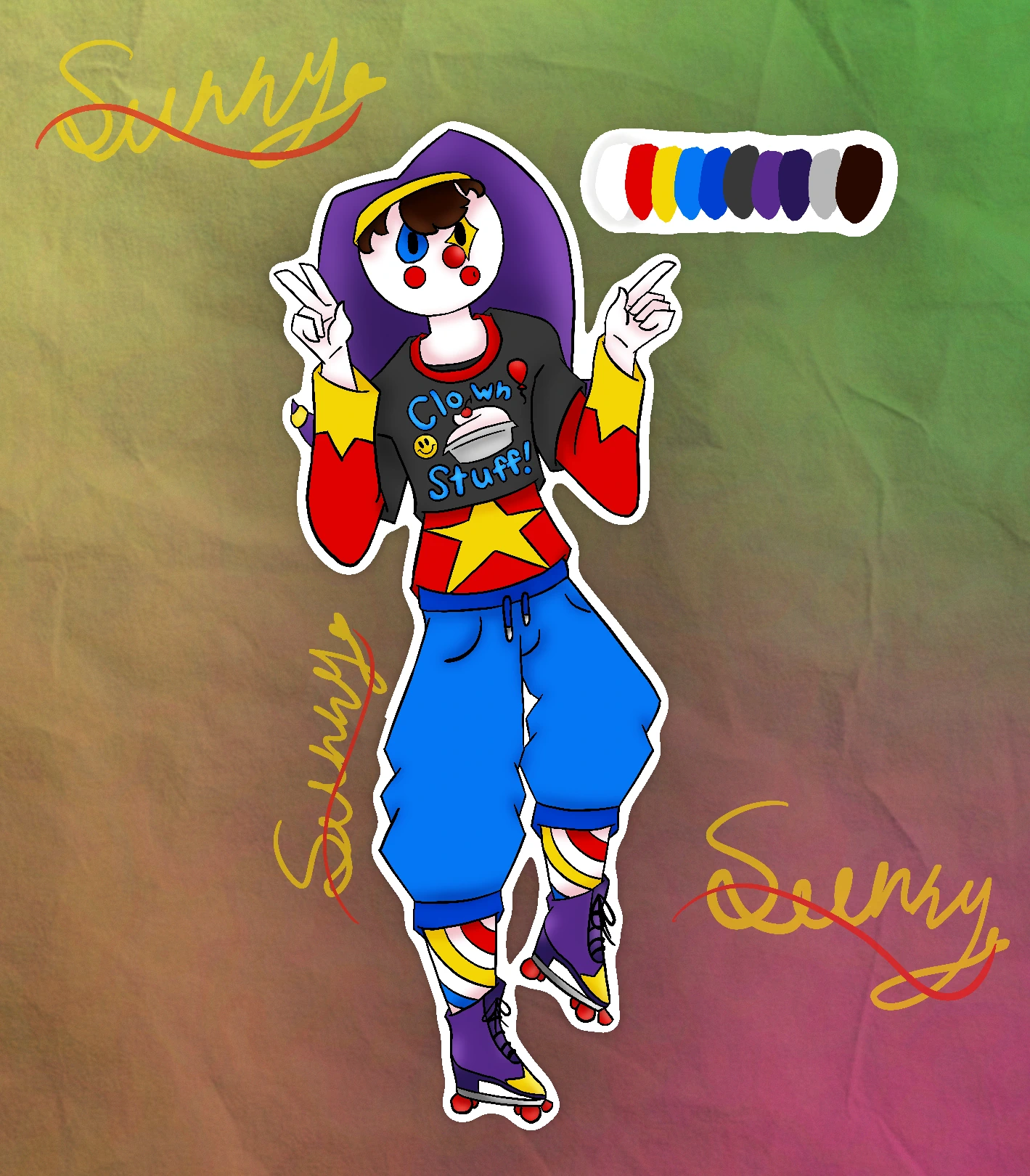 Clownie the Clown character artwork