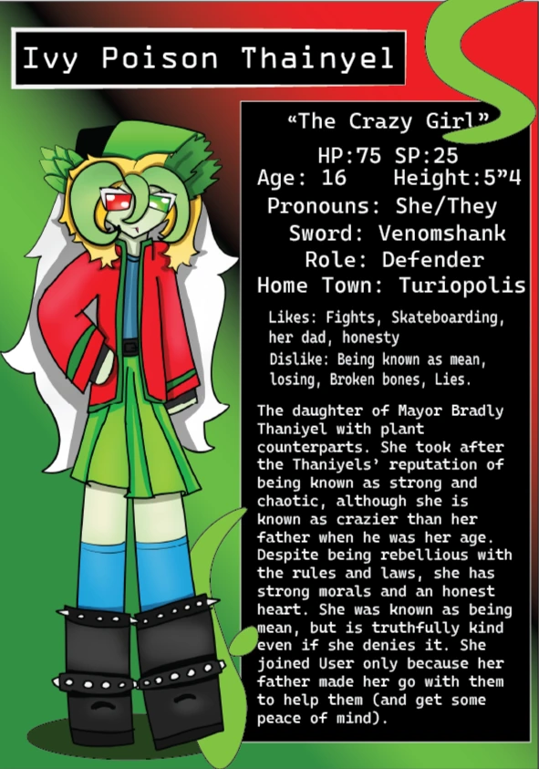 Ivy Thaniyel character artwork