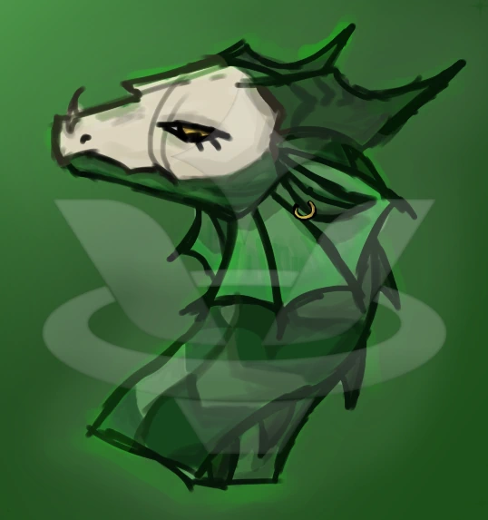 Monstera character artwork