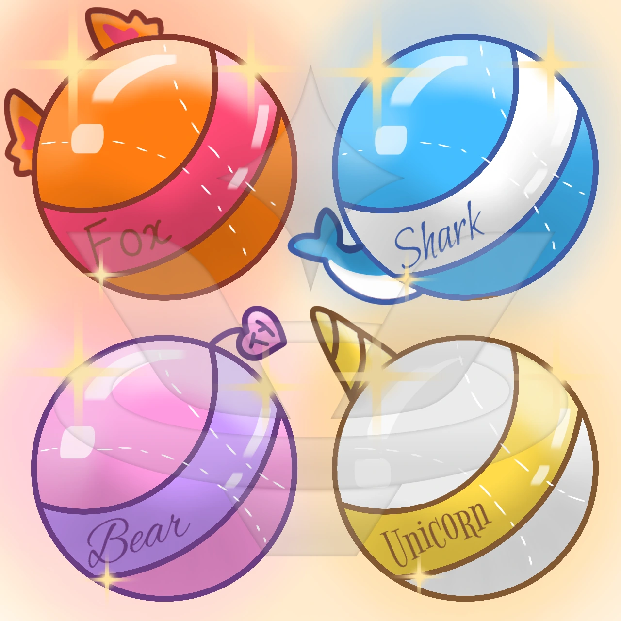 Kemono gachapon! character artwork