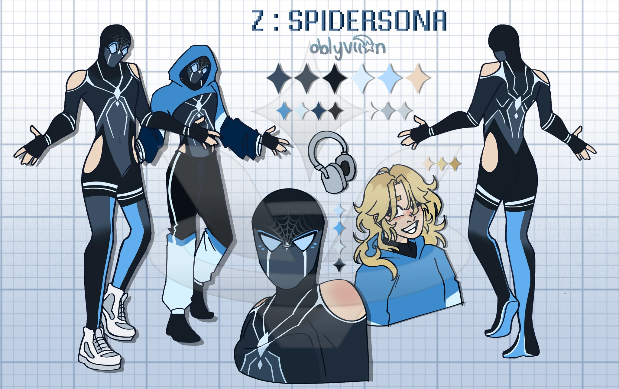 Z (Spidersona) character artwork