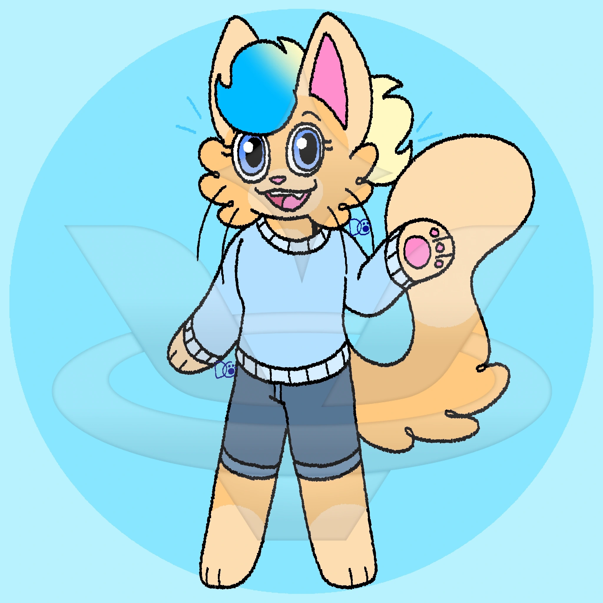Furry character artwork