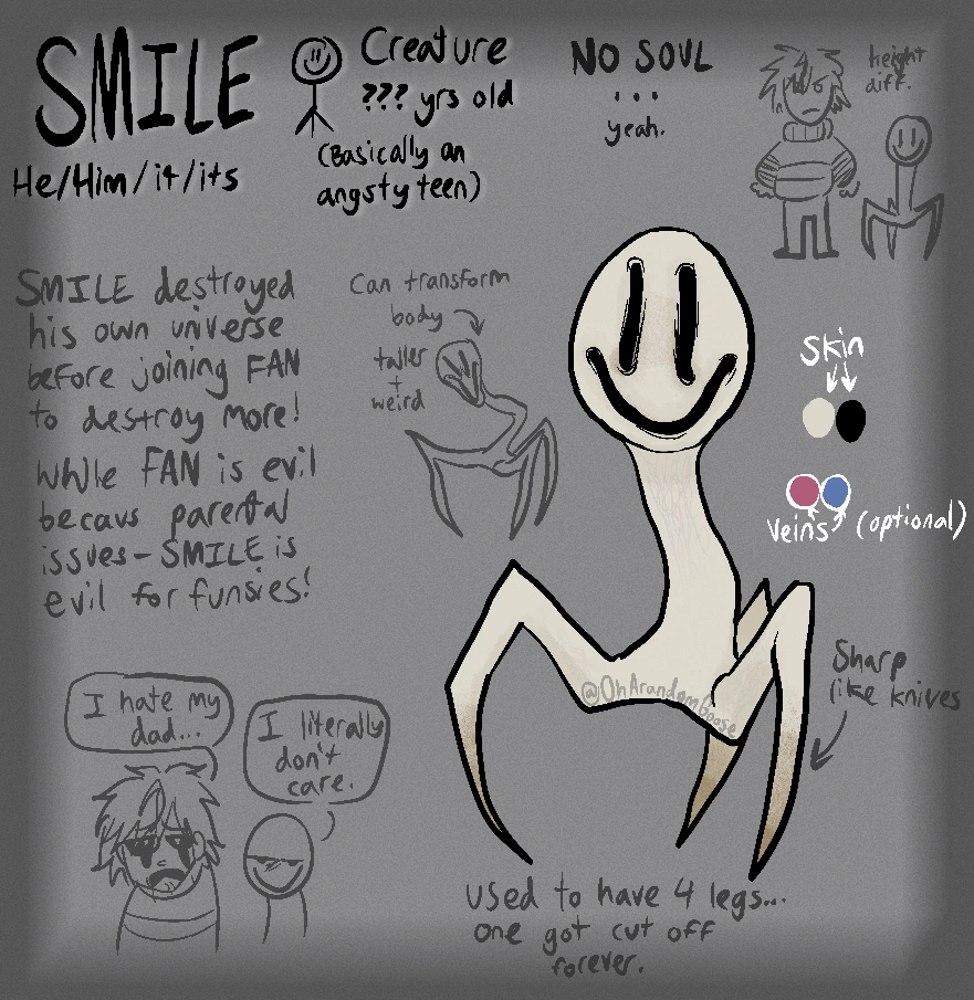 SMILE [Undertale] character artwork