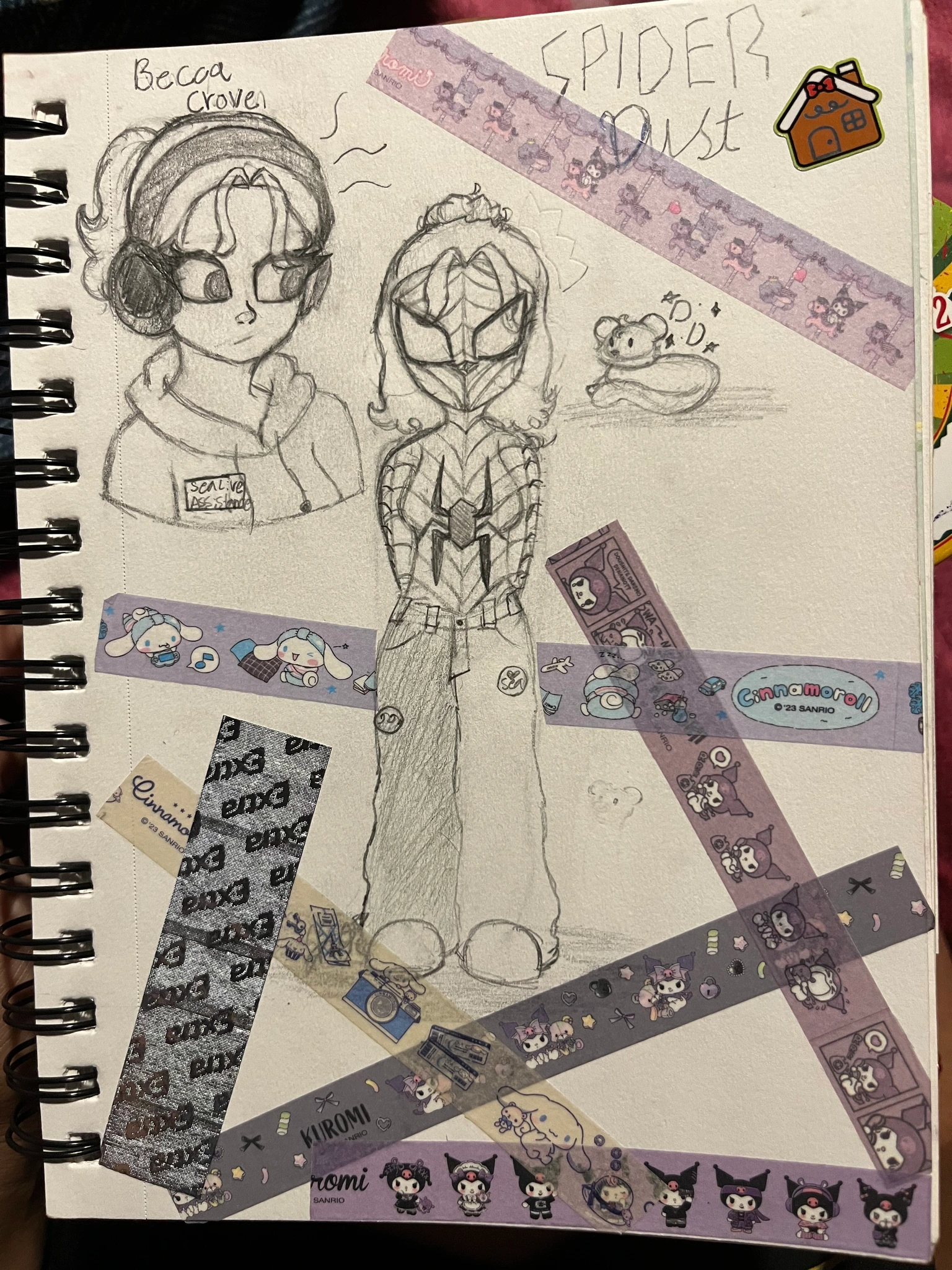 Becca Corvel/Spider Dust character artwork