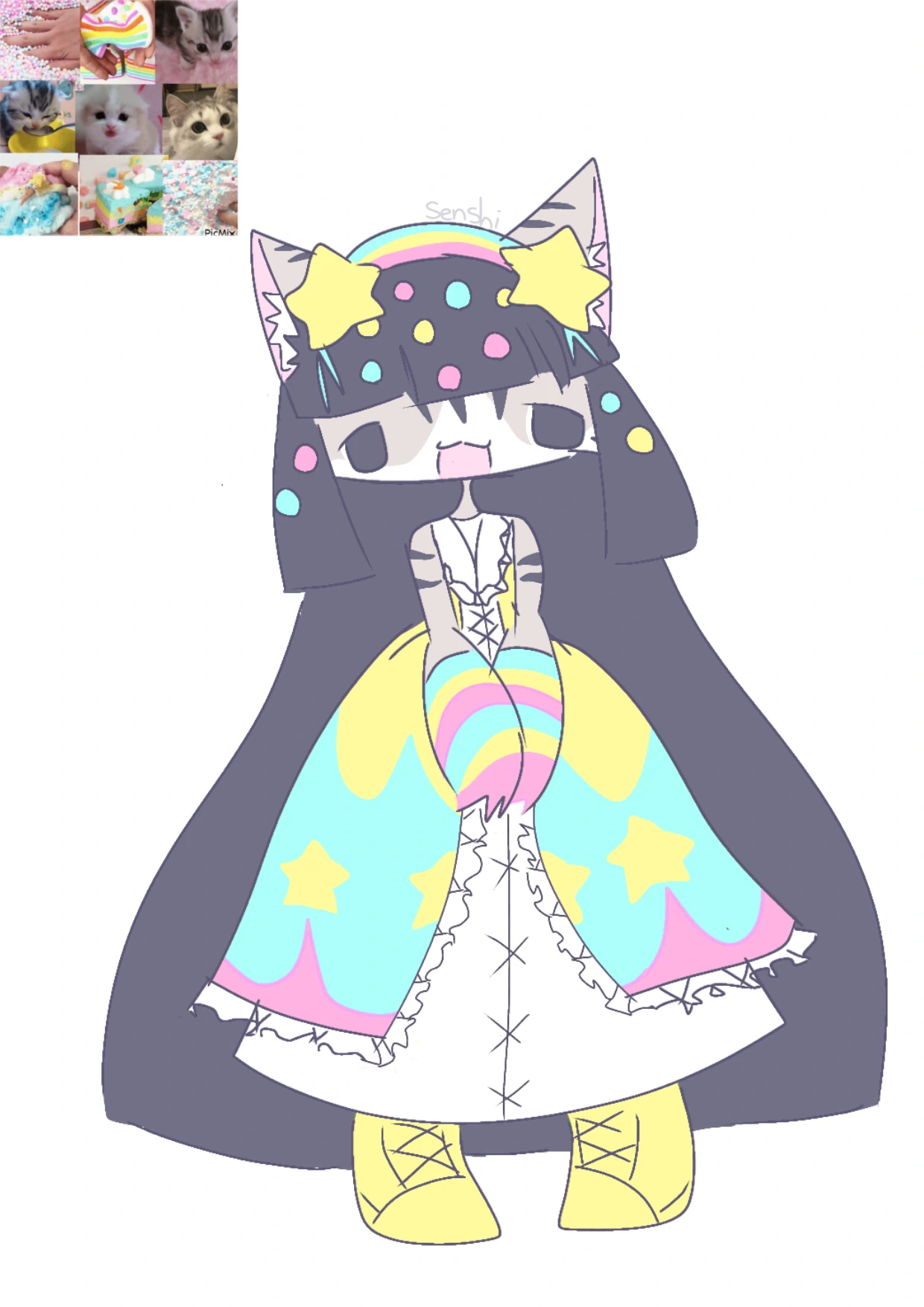 ꒰🎉꒱ Cutefetti character artwork