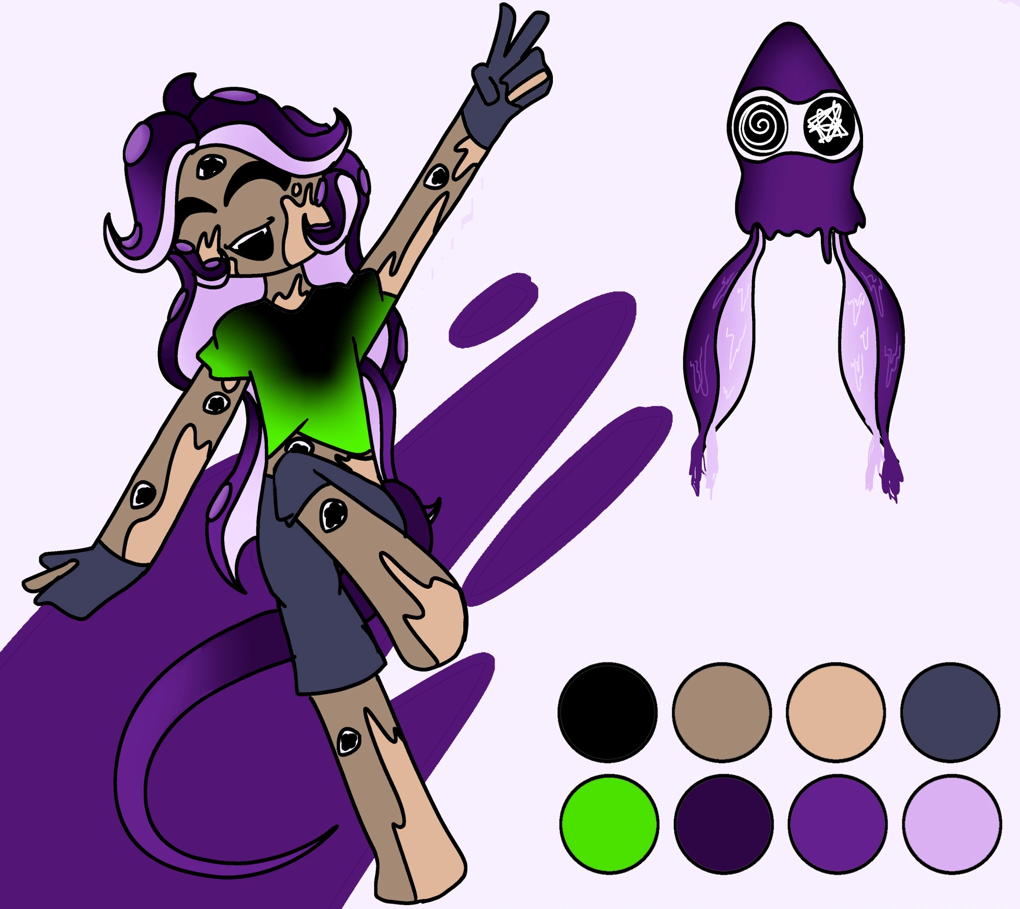 Hehehehe My AUSonas2025 character artwork