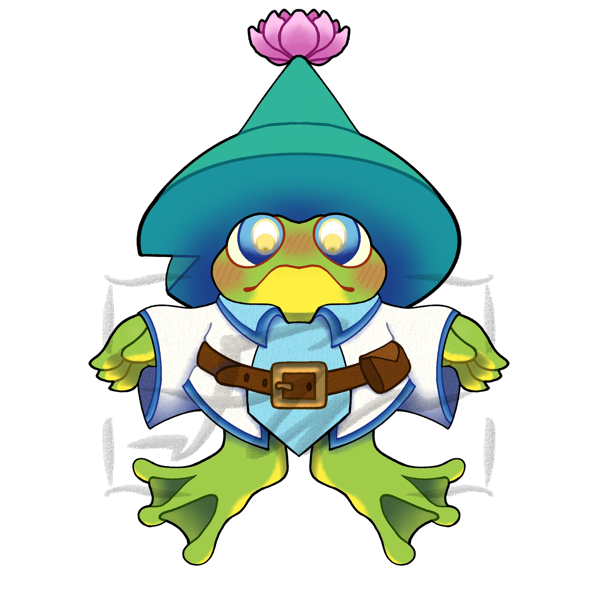 Buggs Mcfrog character artwork