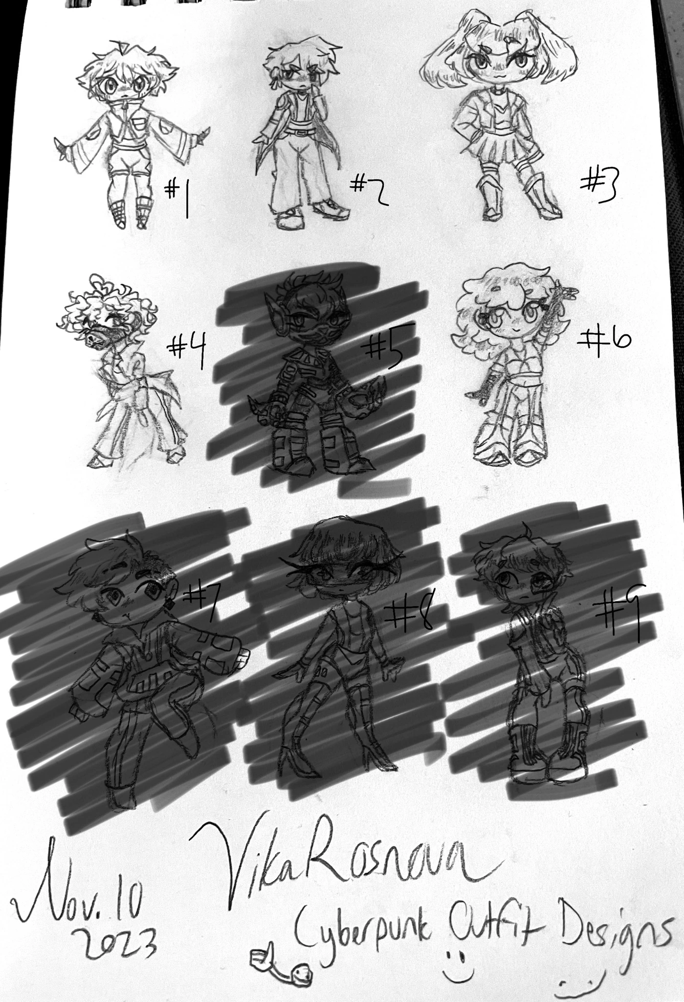 Cyberpunk Characters!! (3/9) character artwork
