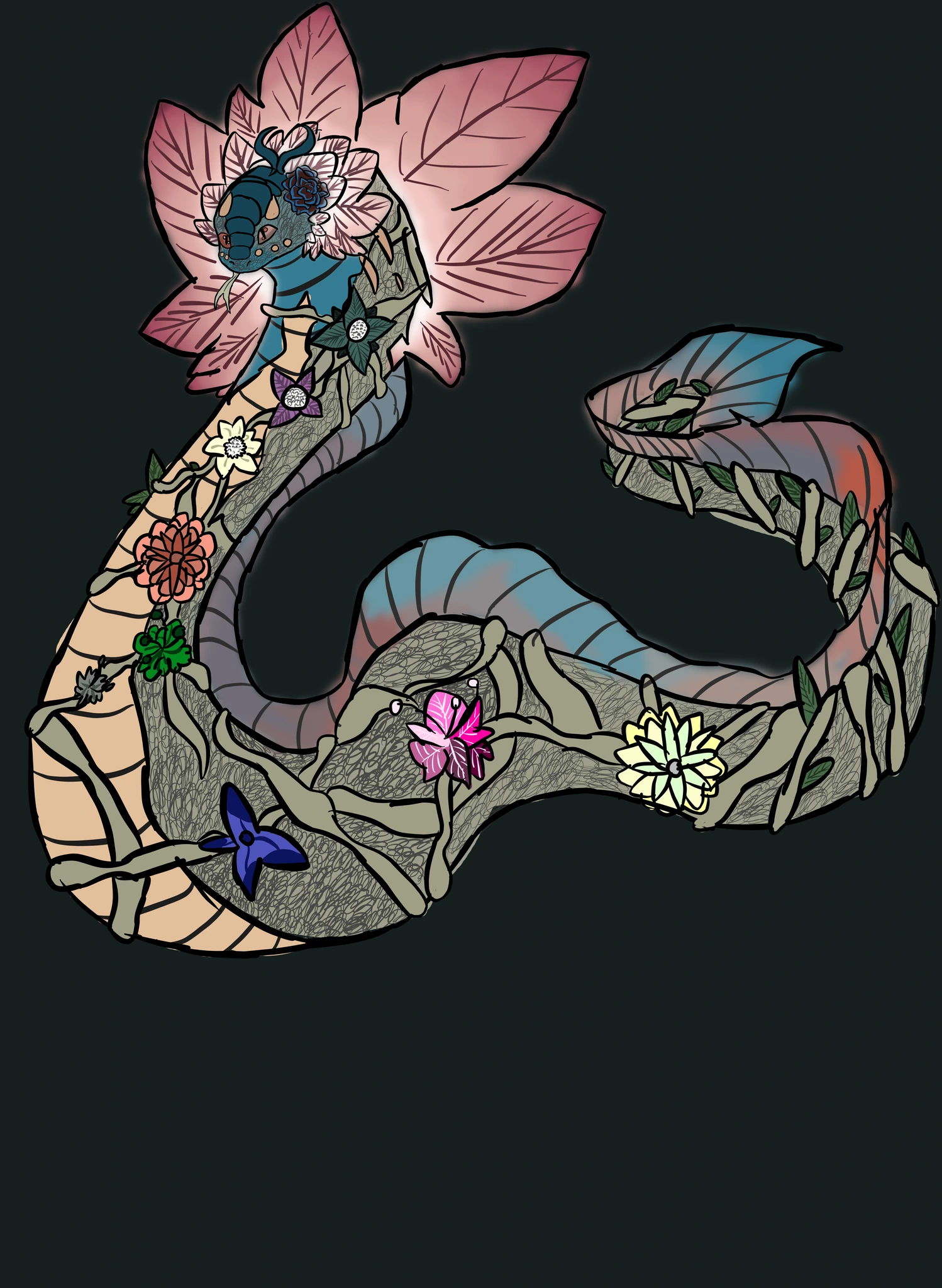 For Darklake secret Santa!! character artwork
