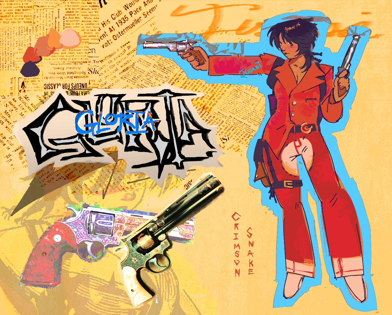 Gloria Dasaki character artwork