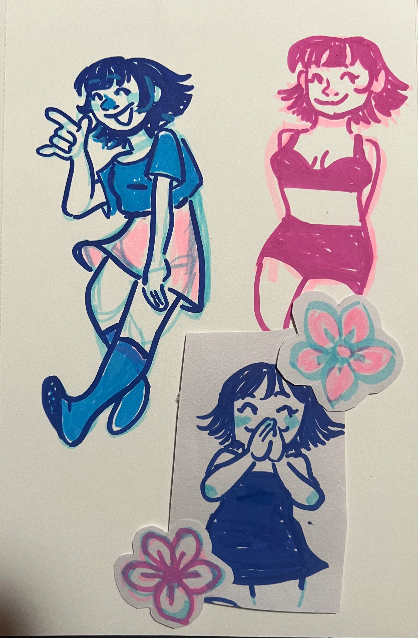Cutesy character artwork