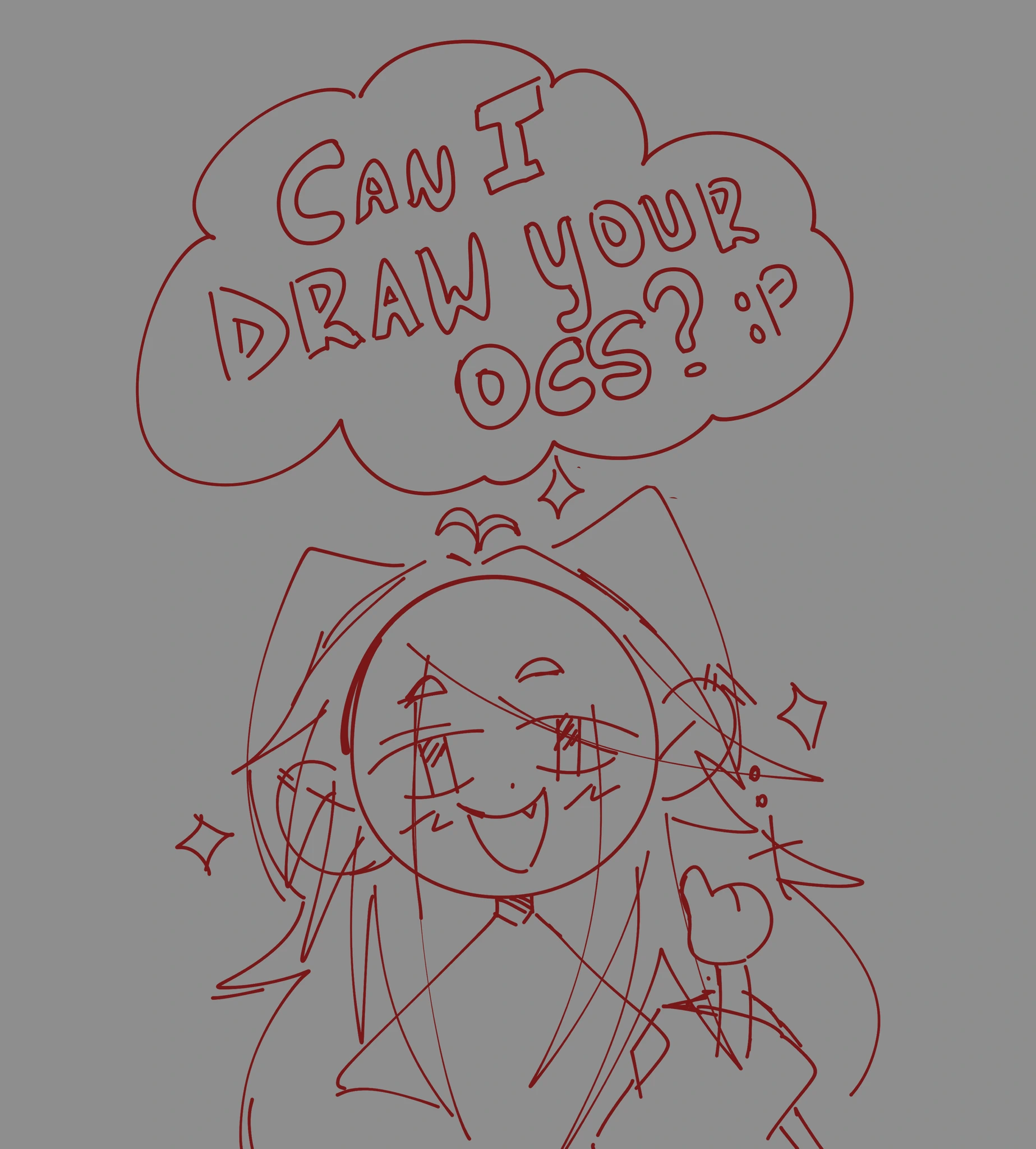 [Open Always] Drawing OCS FOR PRACTICE character artwork