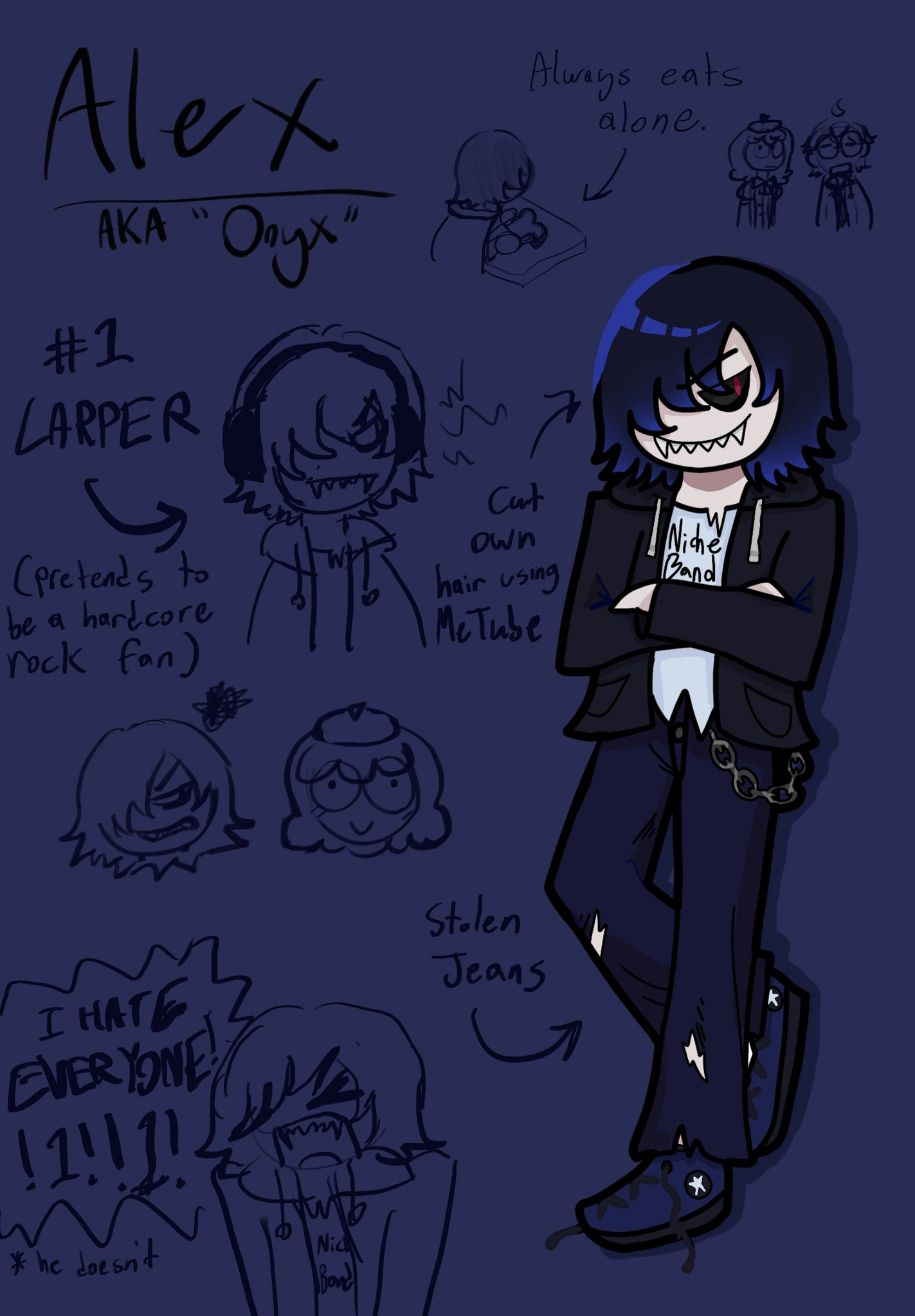 Alex character artwork