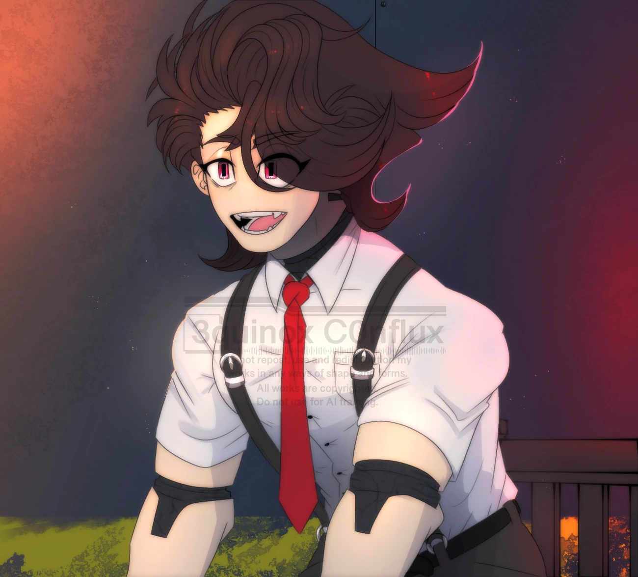 👁️Mr. FRIEND🤖 character artwork