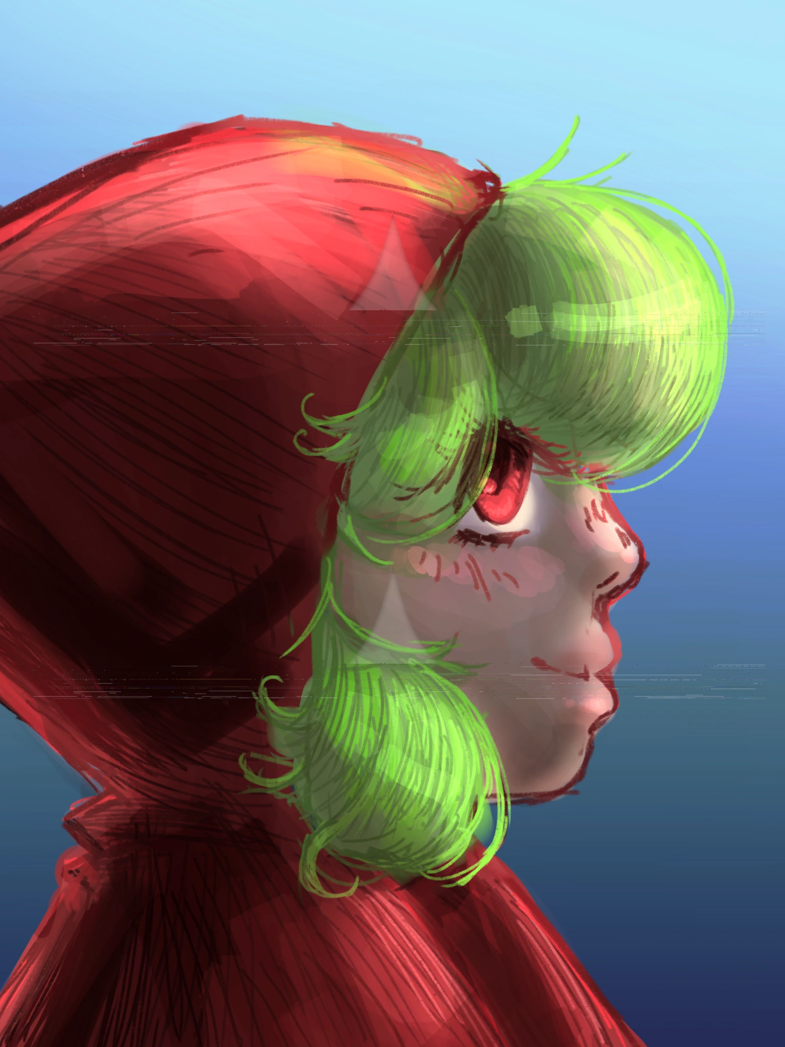 Witch girl character artwork