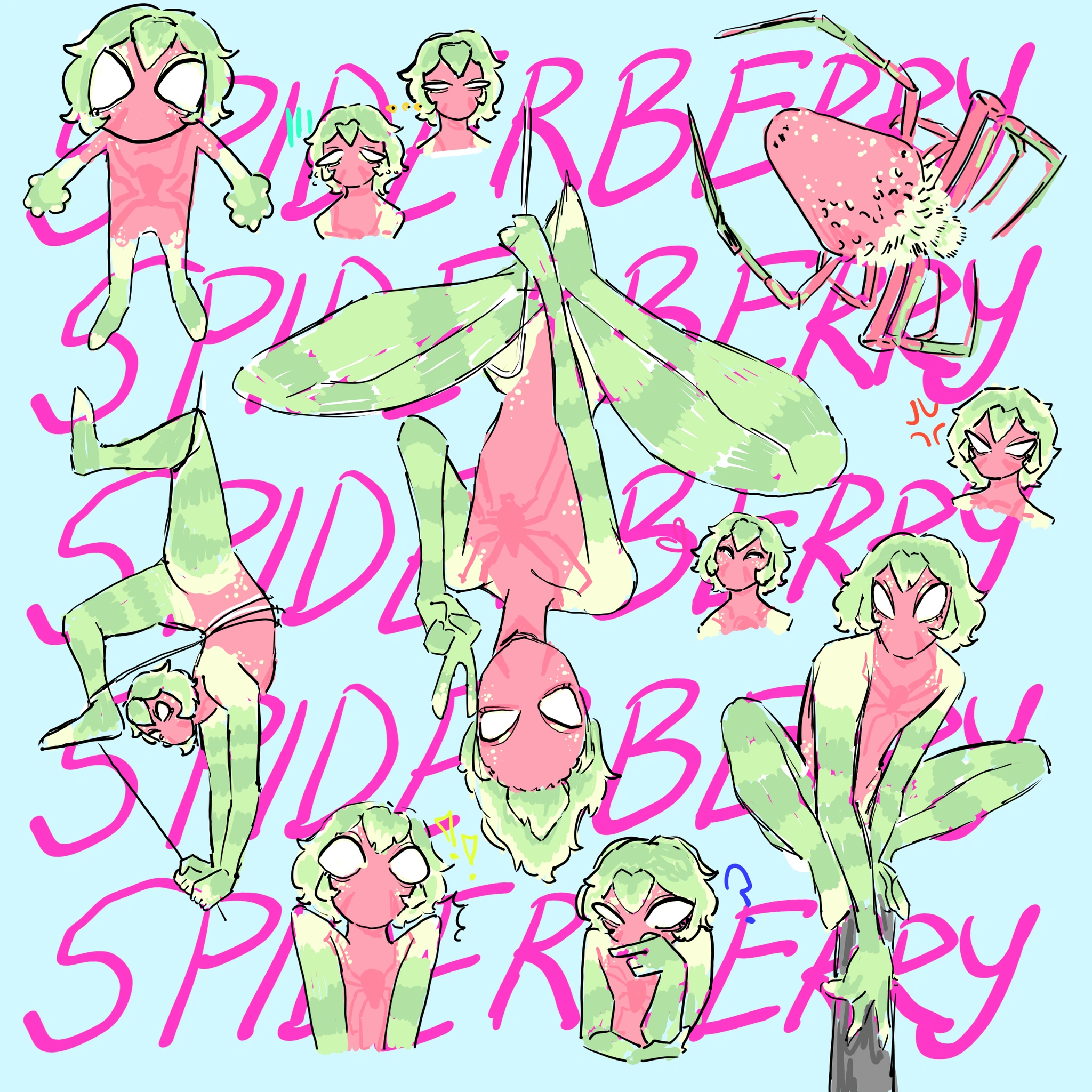 Spidersonas character artwork