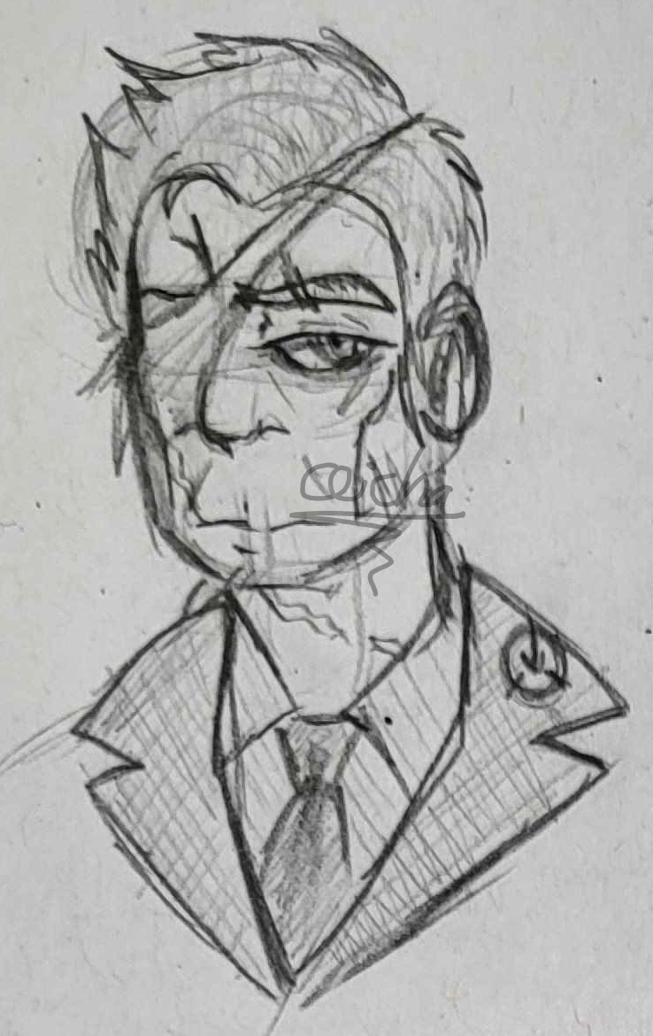 "The conclusion." character artwork