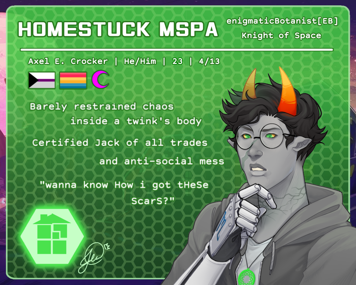 Homestuck MSPA character artwork