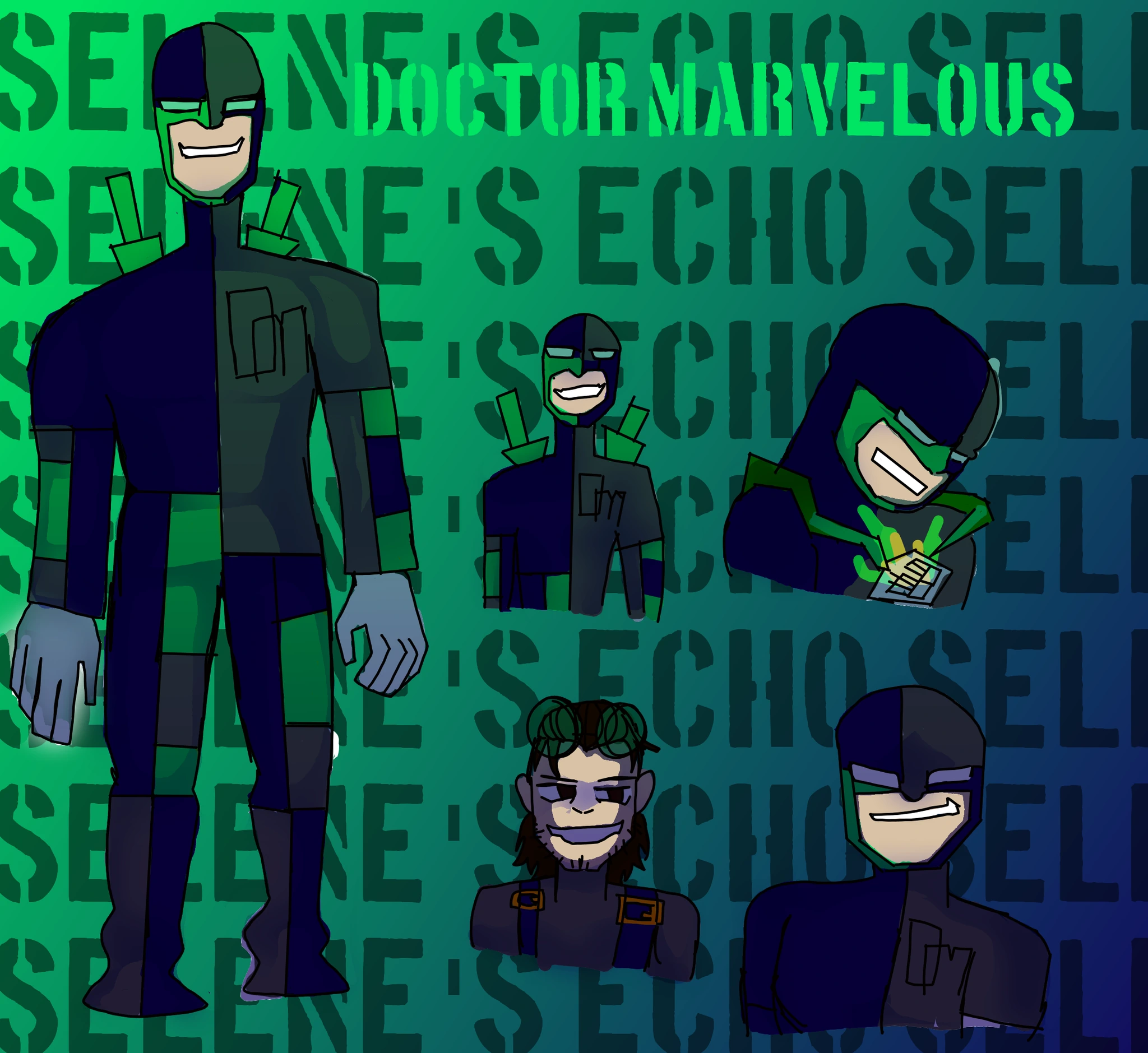 Doctor marvelous character artwork
