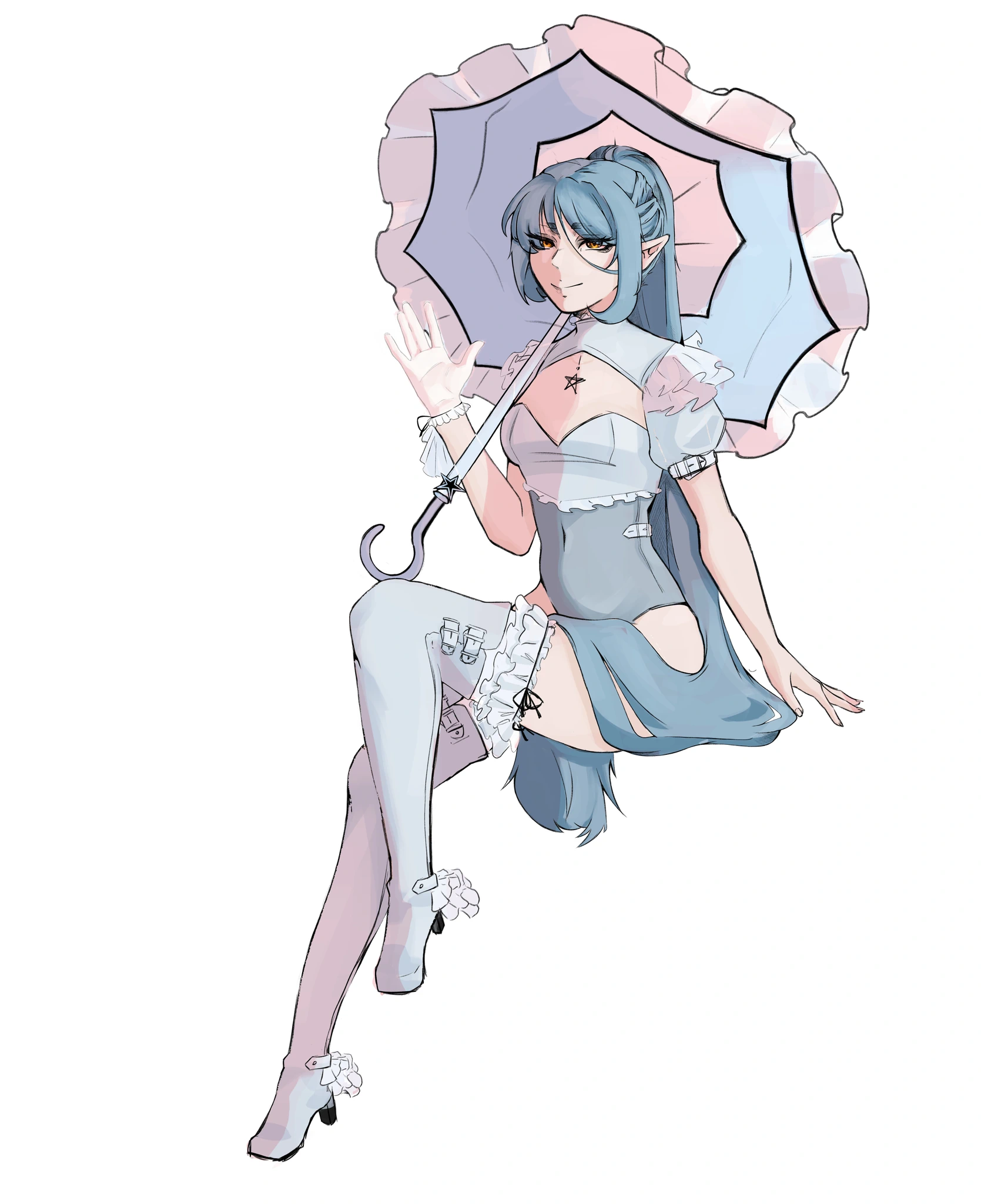 D&D! PLEASE CHECK HER OUTFITS IM BEGGING IANFIESNFINFWOSEFIN character artwork