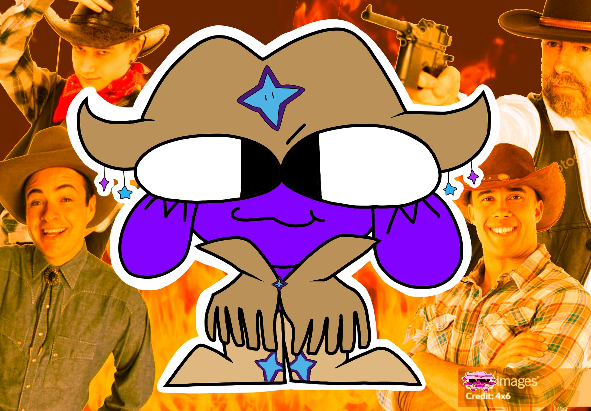 🔥COWBOYIEST🔥 (beaniest but for PSAs) character artwork
