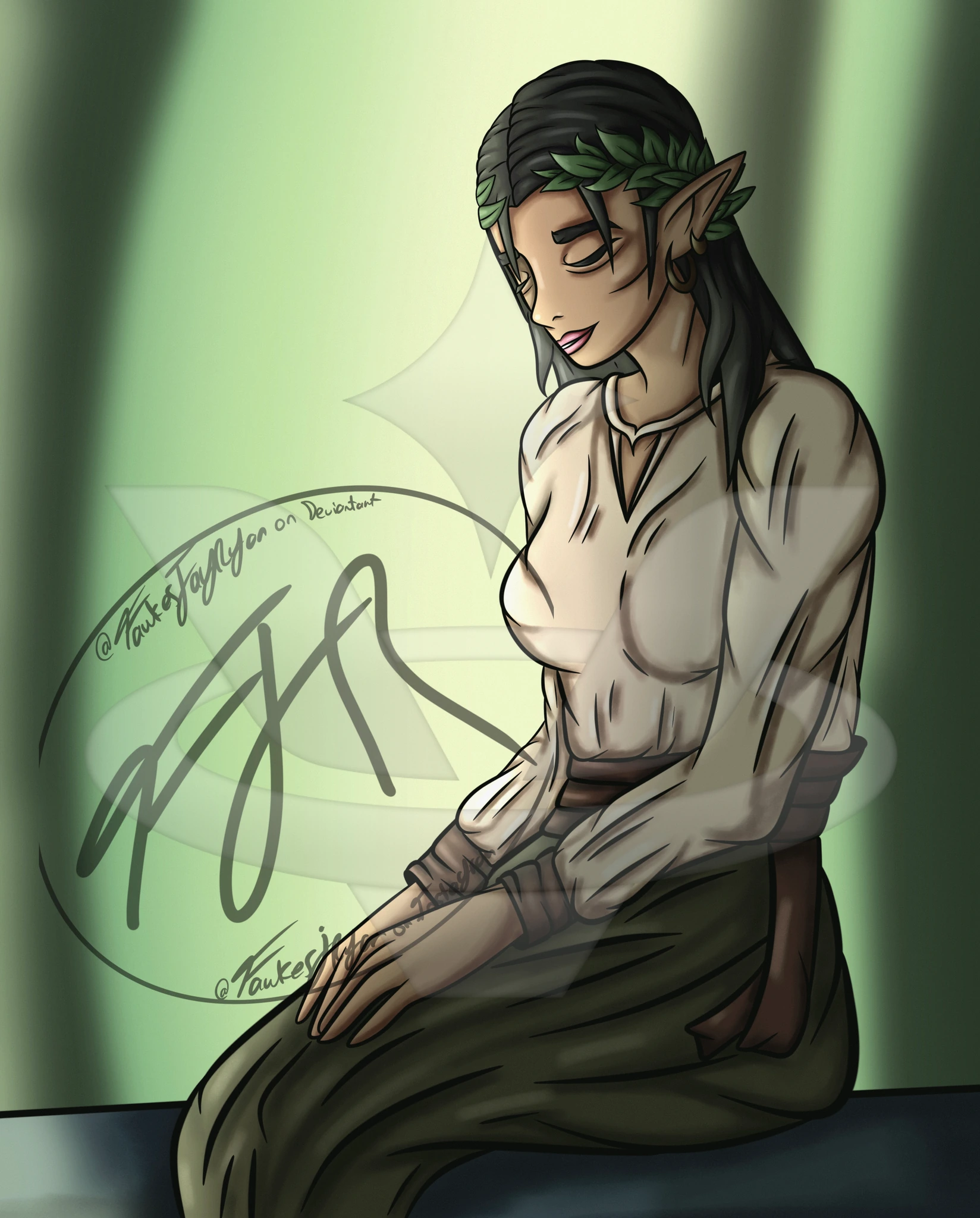 Dryad character artwork