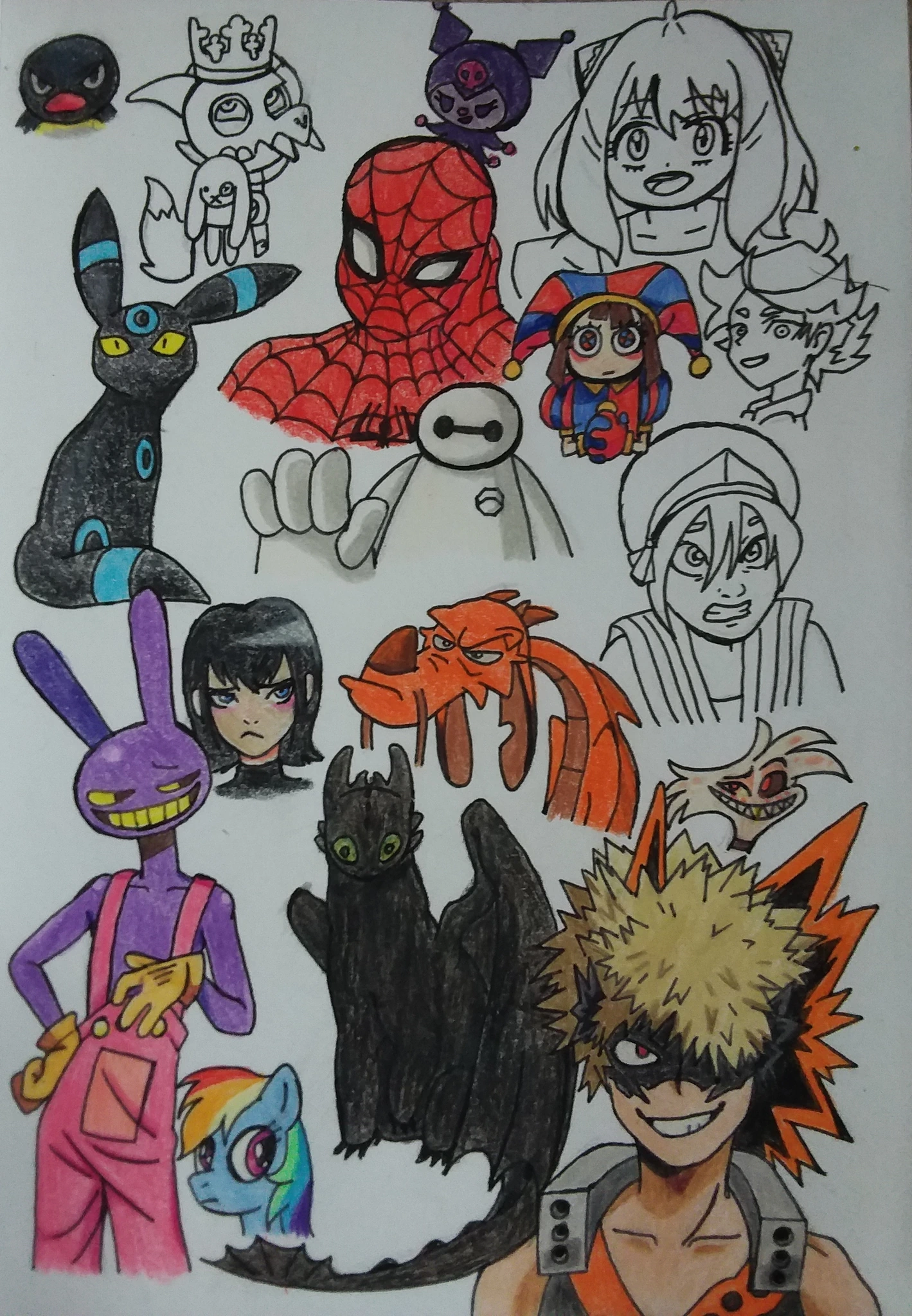 Fan art character artwork