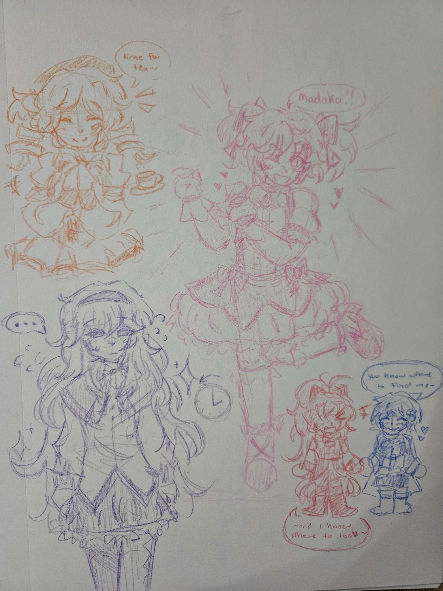 magical girlss character artwork