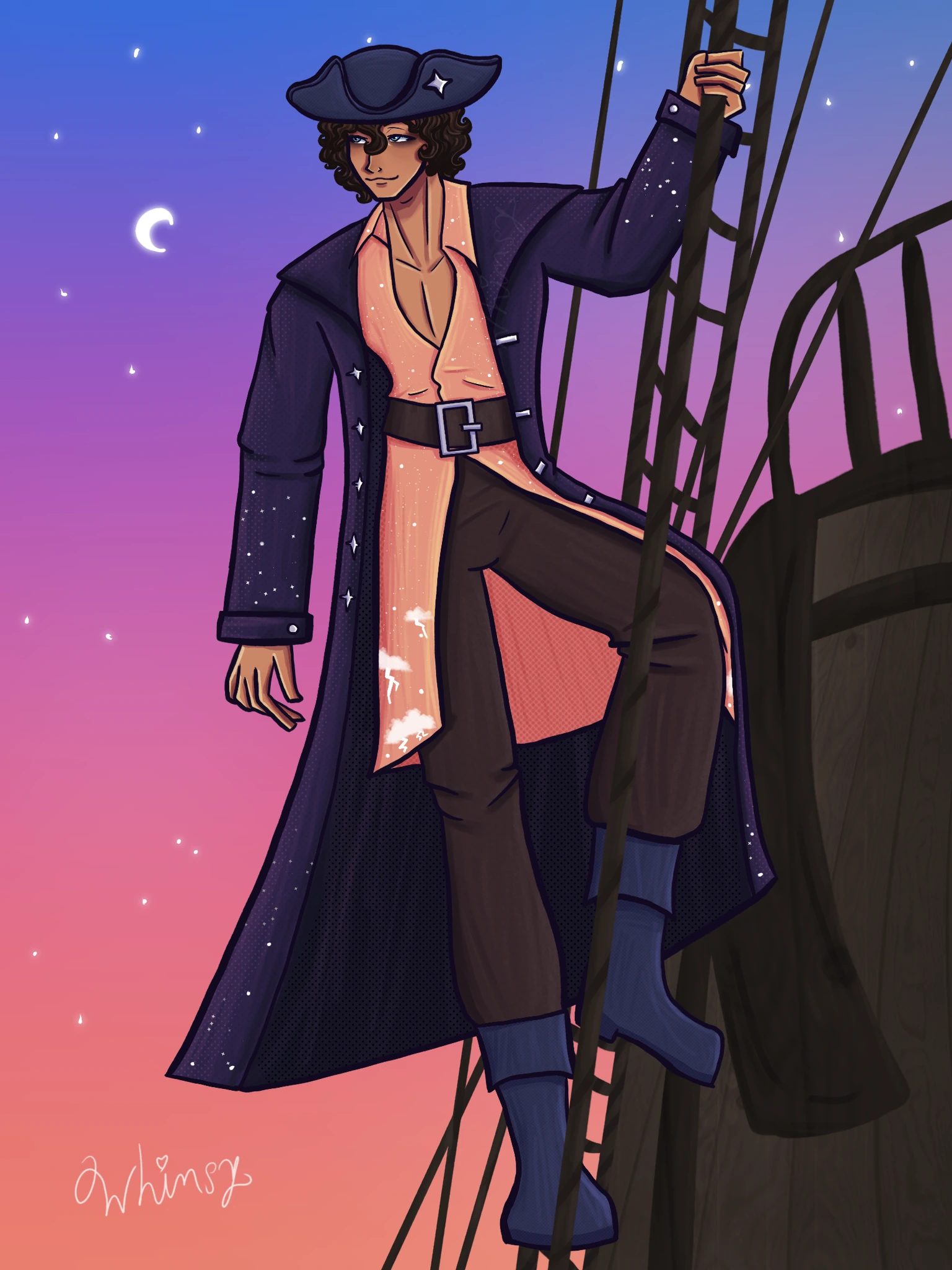 (ToE) Captain Quixote character artwork