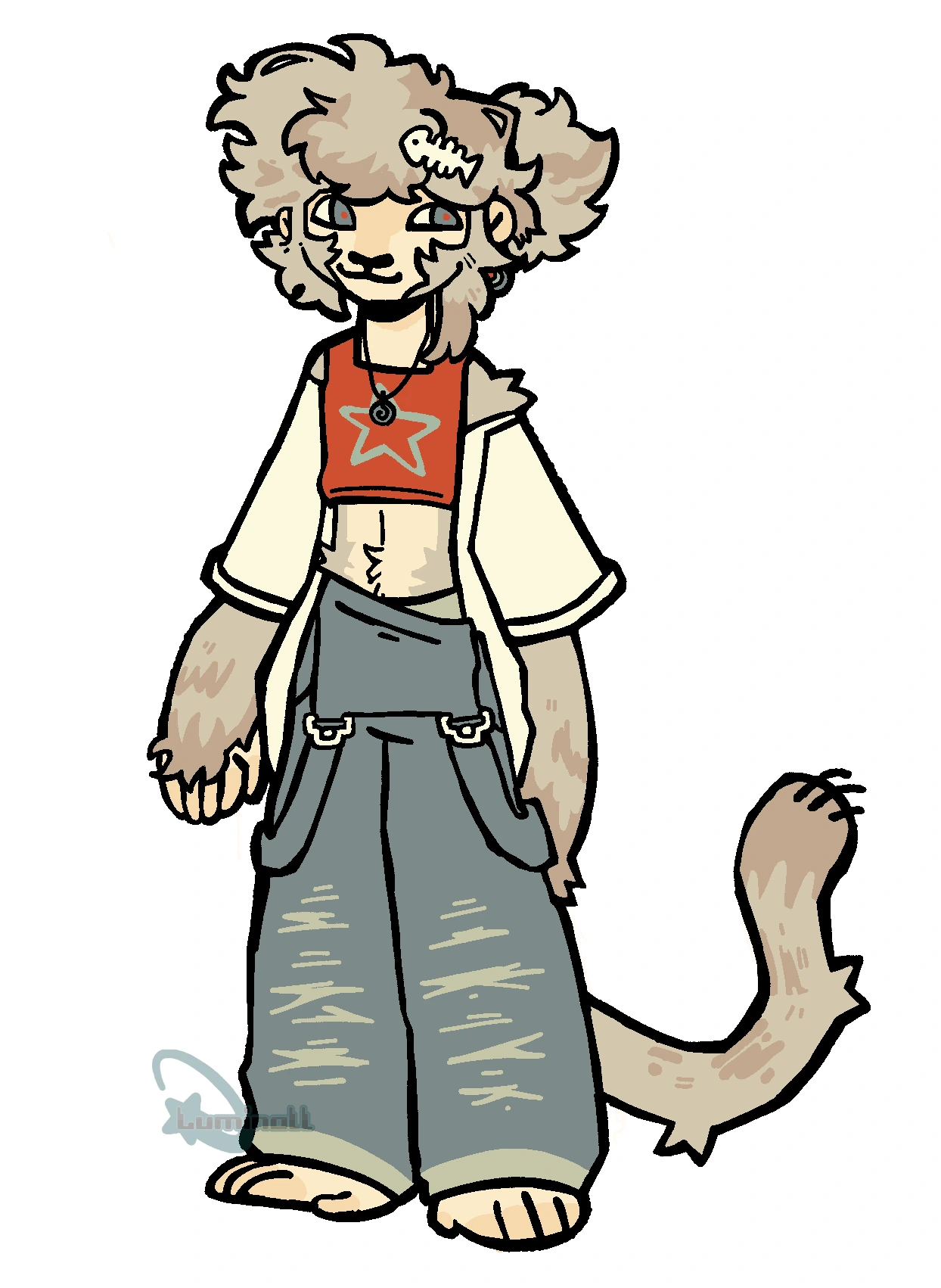 Fursona character artwork