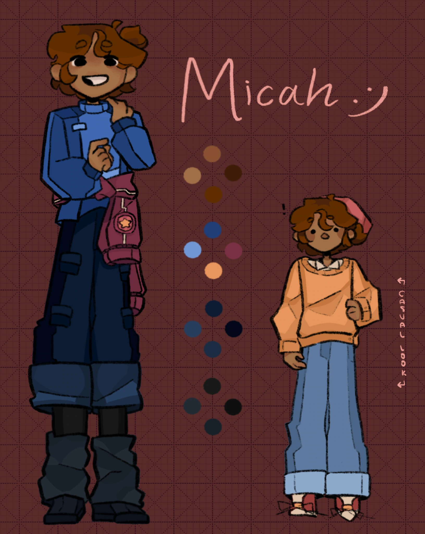 Micah character artwork