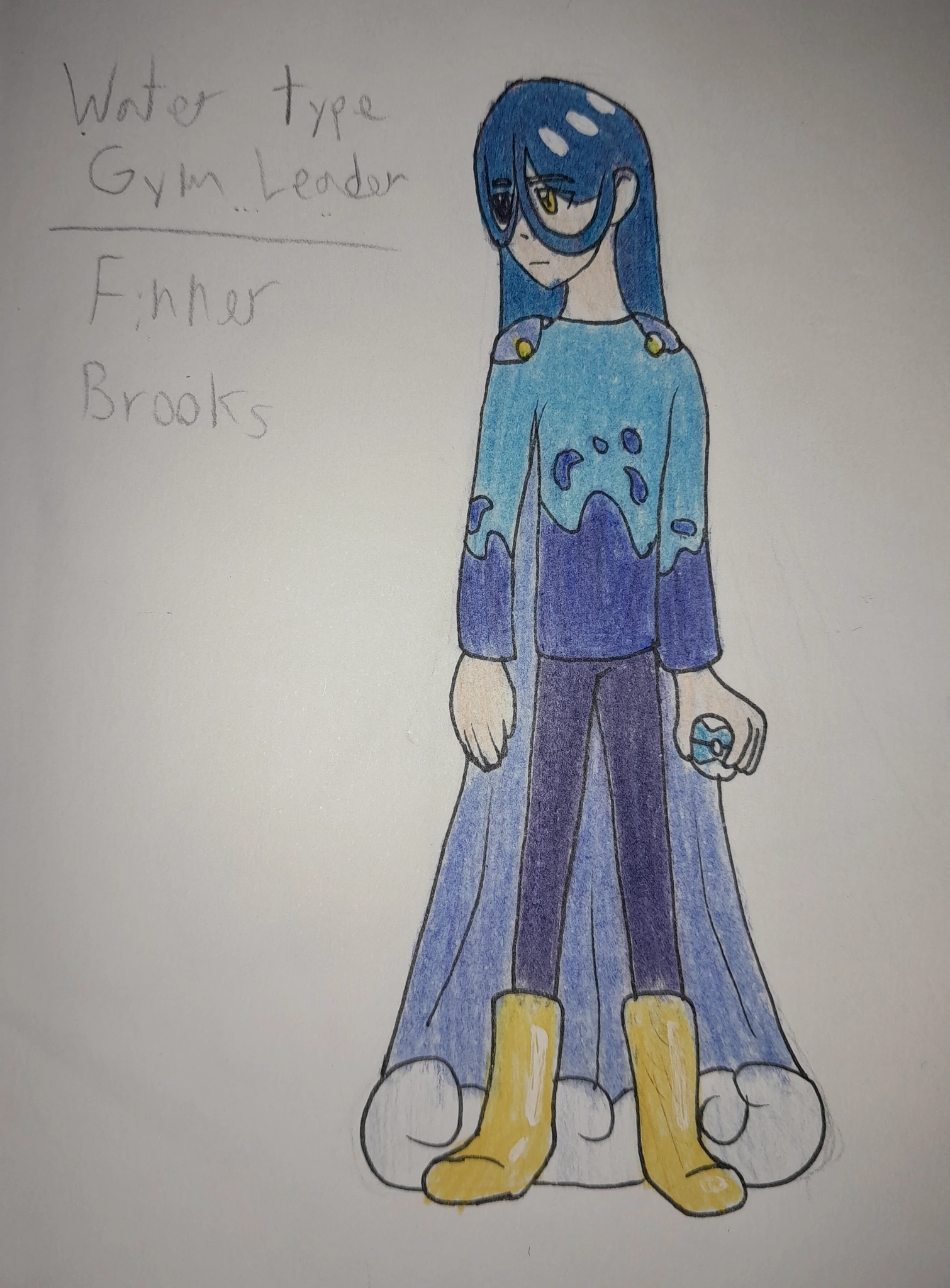 Finner Brooks character artwork