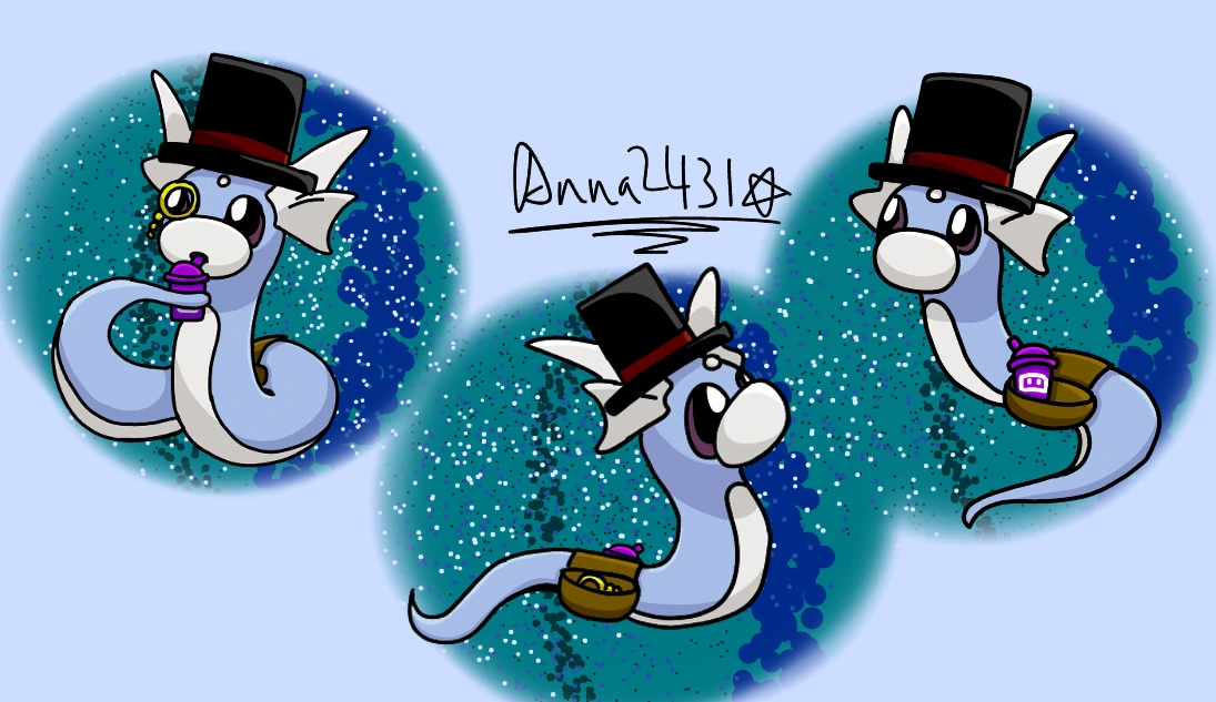 Another friend's Dratinisona Commission character artwork