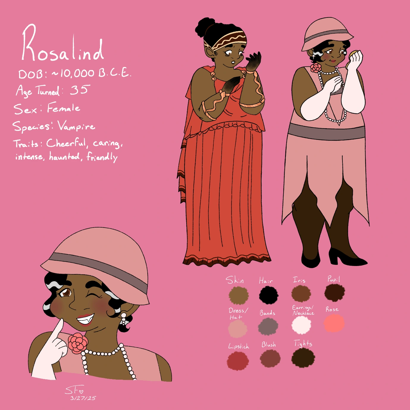 Rosalind character artwork