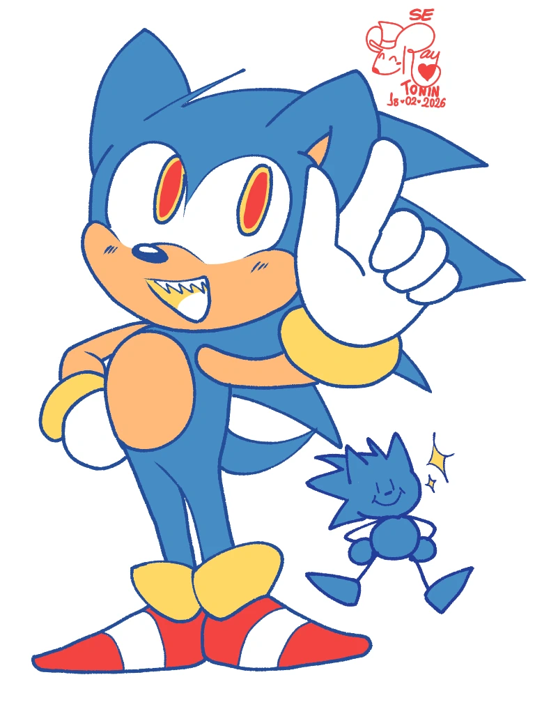 Sonic.R1N6 character artwork