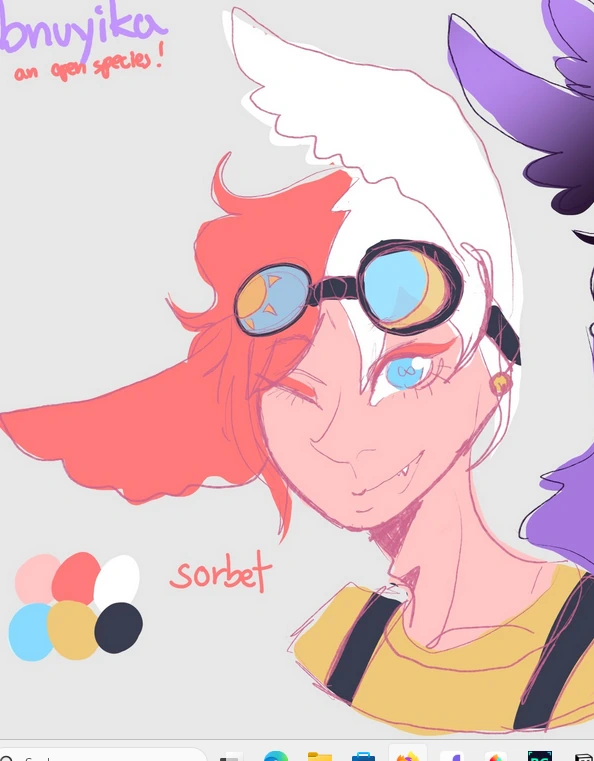 Sorbet character artwork