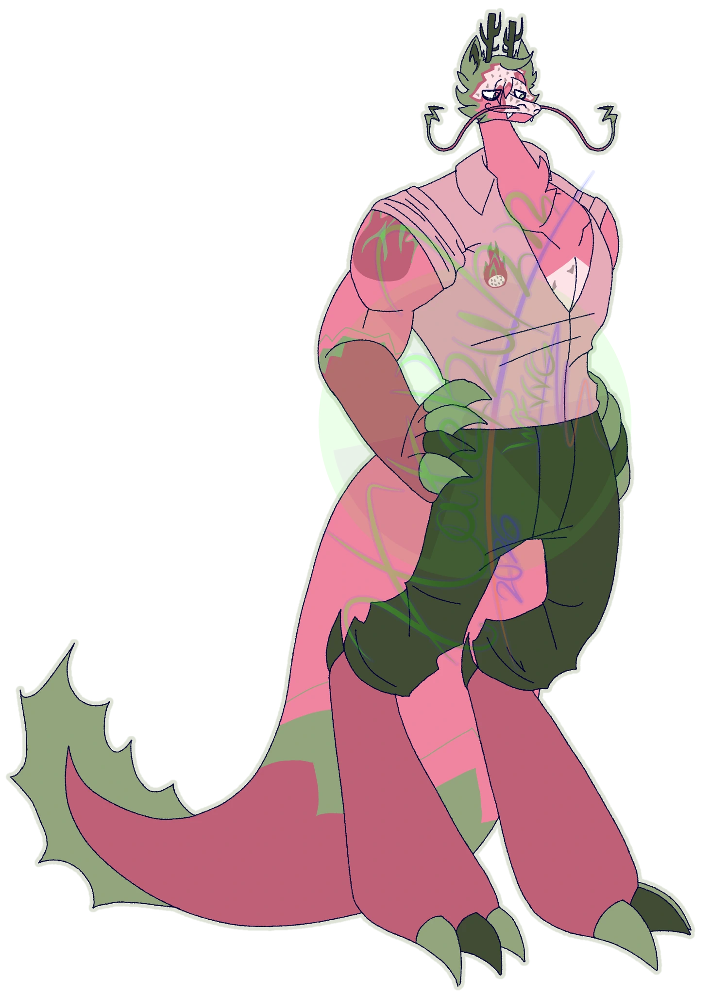 Lung character artwork