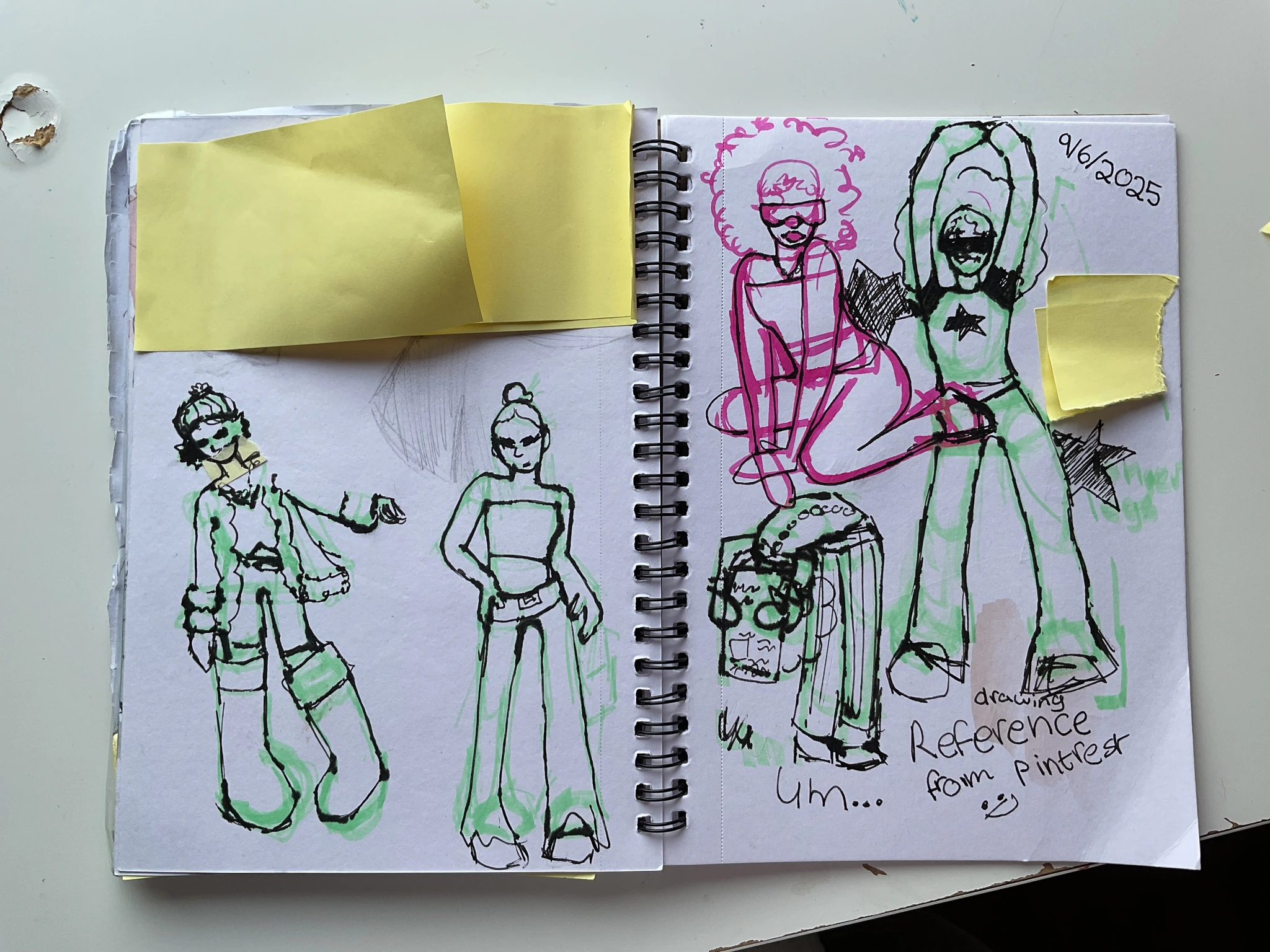 References character artwork