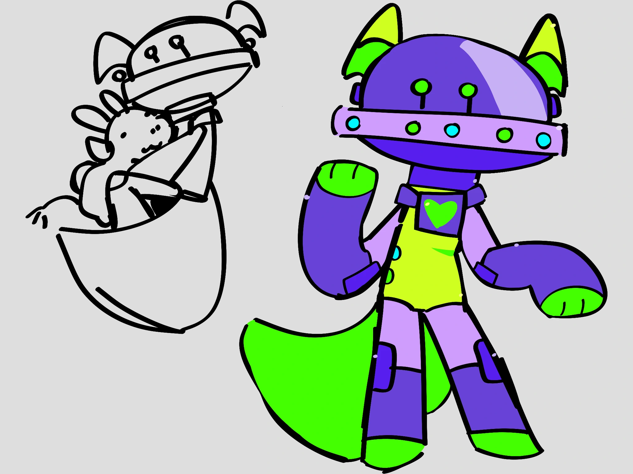 Spacecraft character artwork