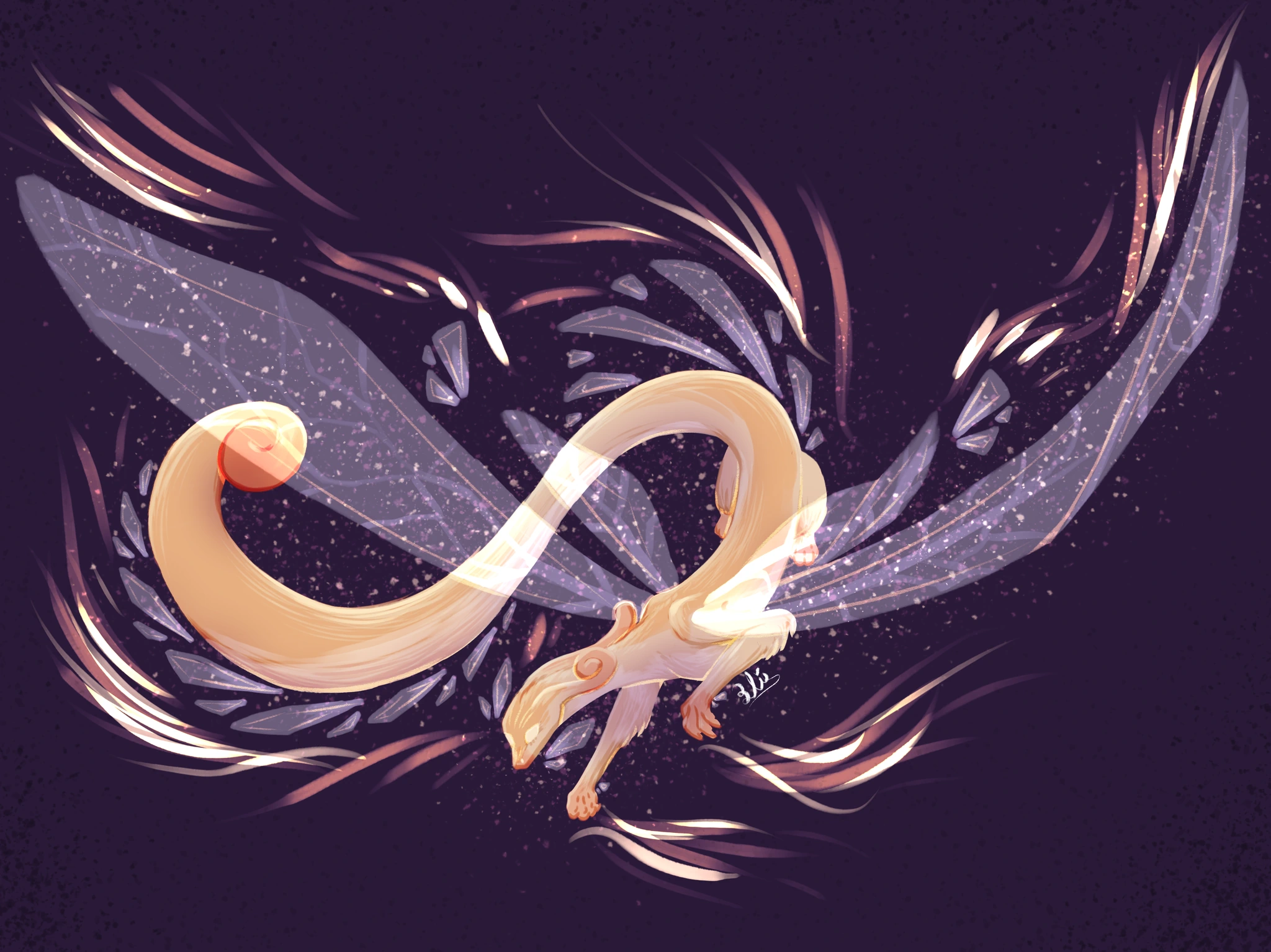Dragonfly character artwork