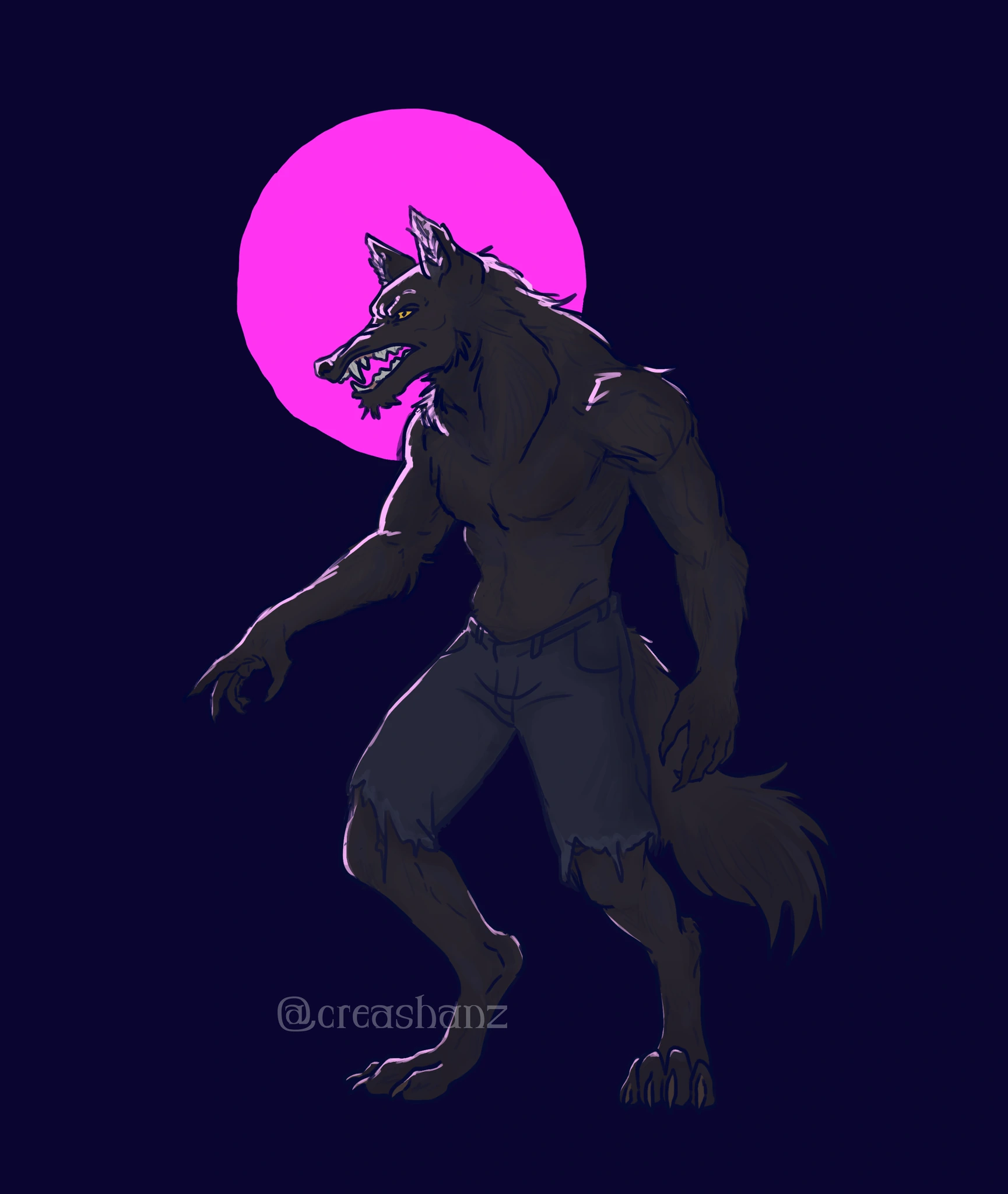 🐺 Werewolf 🐺 character artwork
