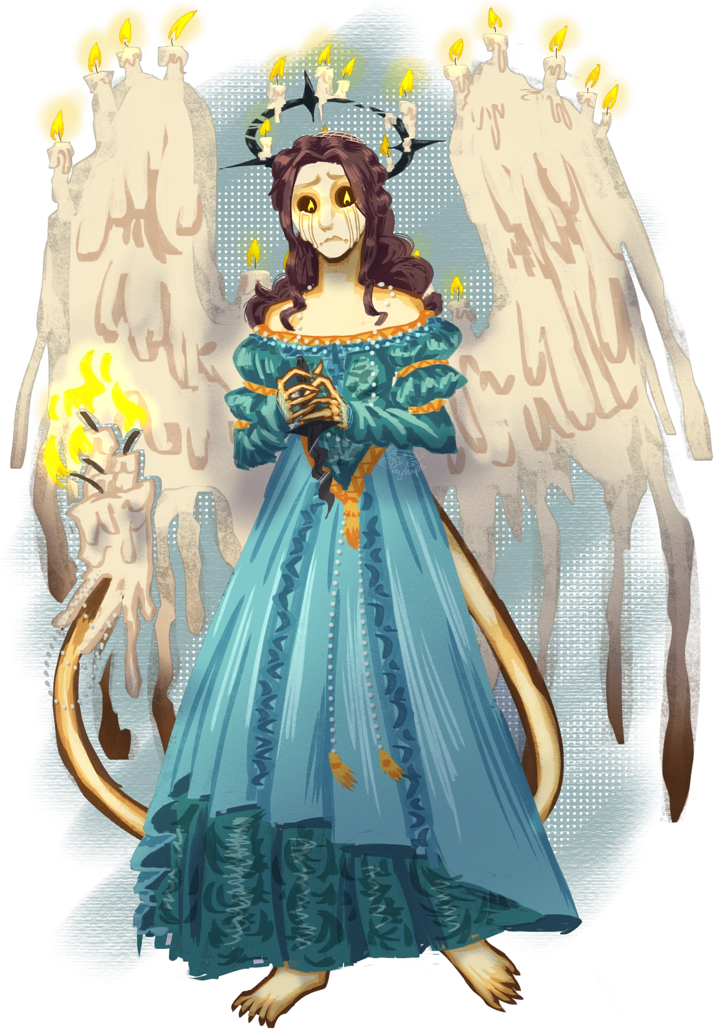 [ARTFIGHTSONA] Dismay 🗡️🕯️ character artwork