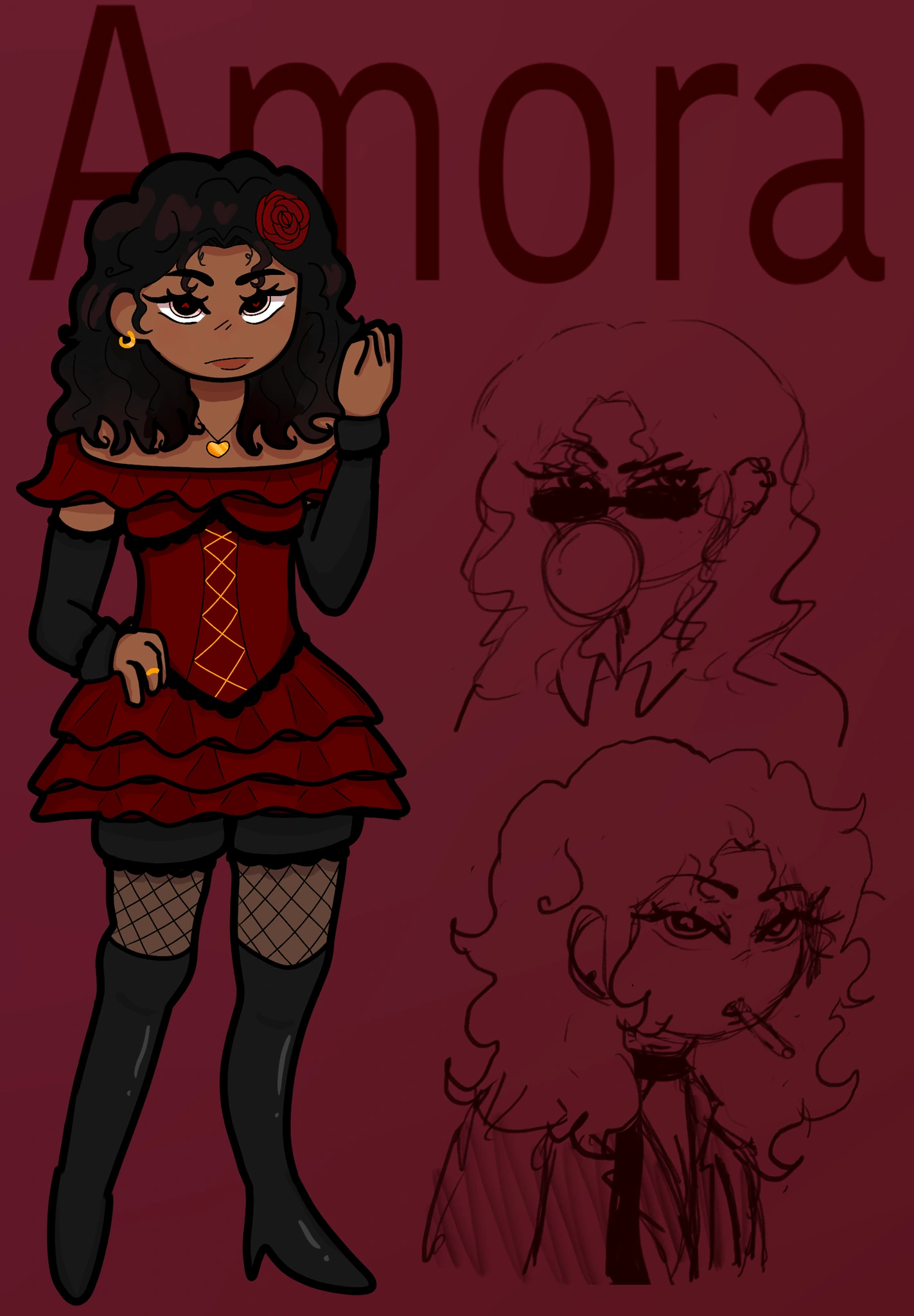 Amora character artwork