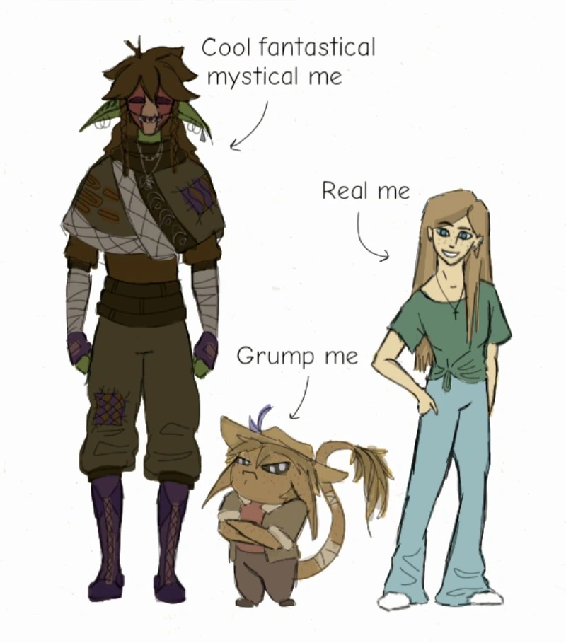 Personas! character artwork