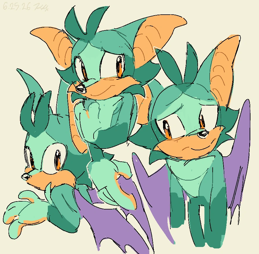 Vesper The Bat character artwork