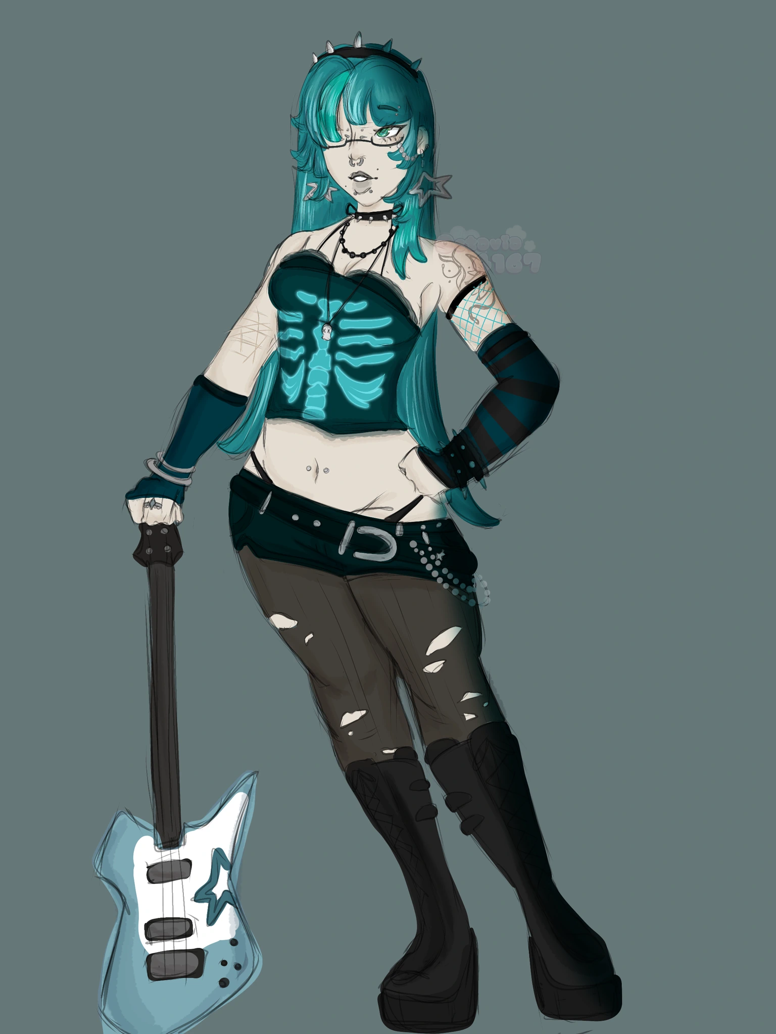 adopt / on hold character artwork